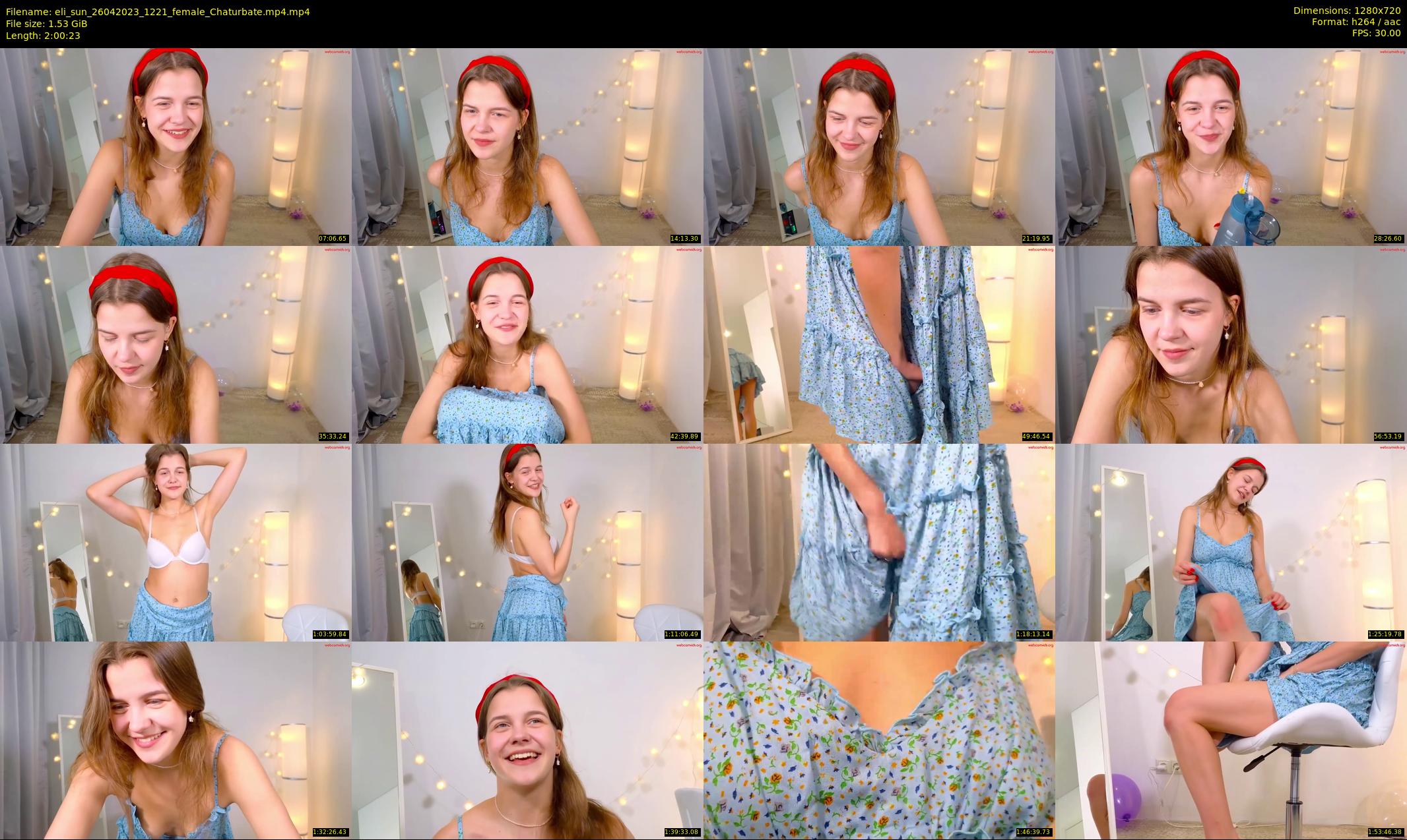 eli_sun — 121 minute Chaturbate female cam show recording, 720p, Apr 26, 2023