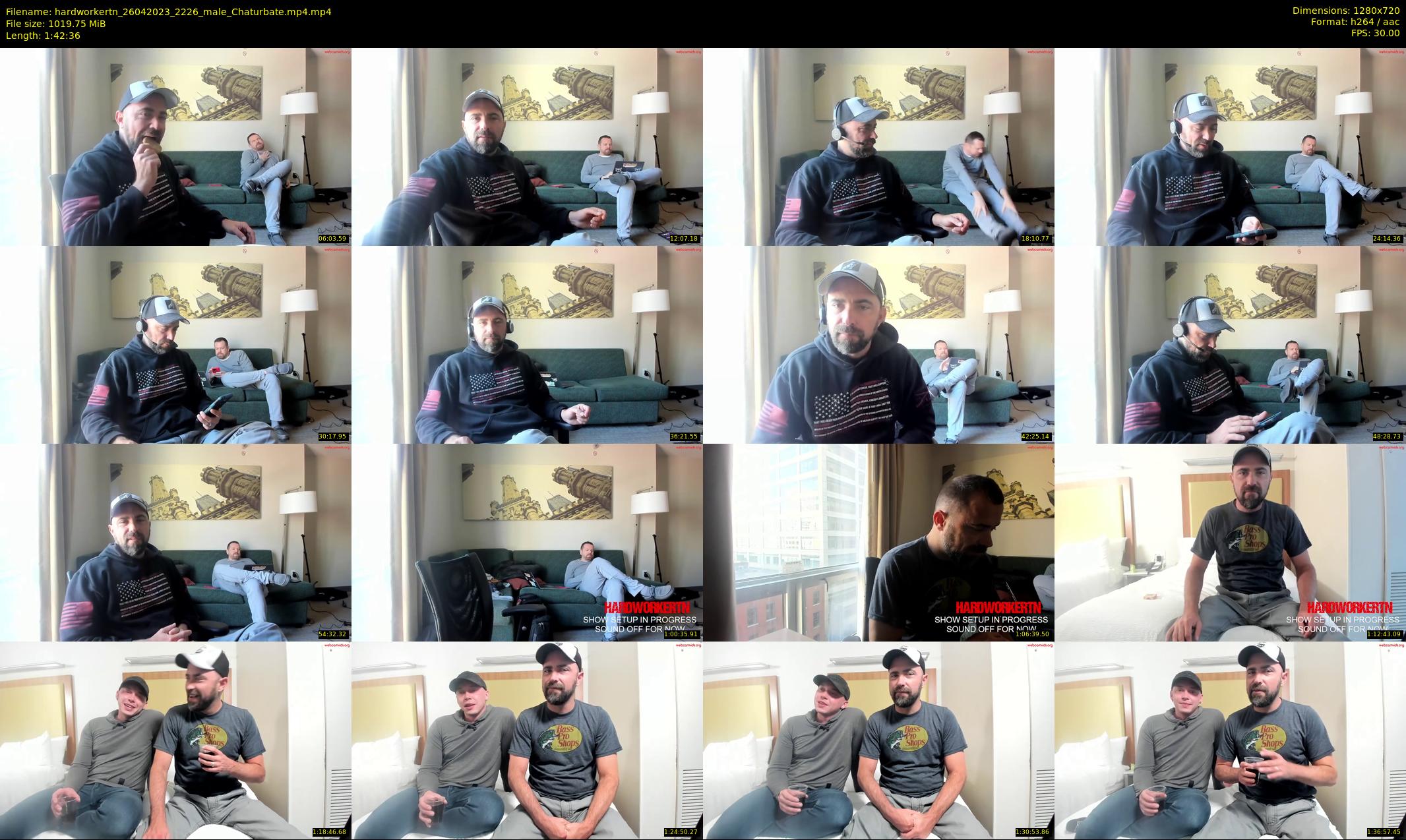 hardworkertn — 103 minute Chaturbate male cam show recording, 720p, Apr 26, 2023