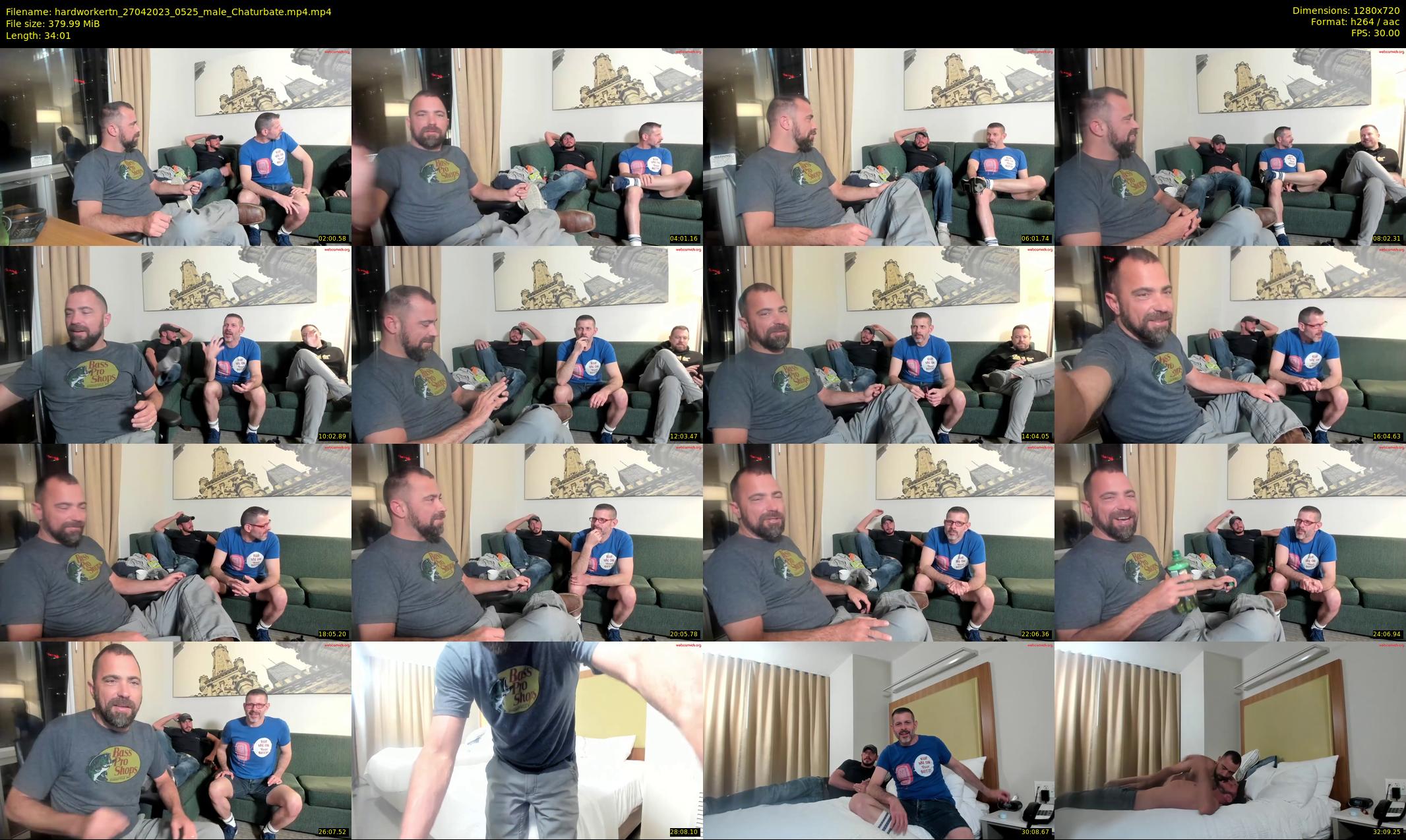 hardworkertn — 35 minute Chaturbate male cam show recording, 720p, Apr 27, 2023
