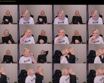hottyblonds — 8 minute Chaturbate couple cam show recording, 720p, Apr 26, 2023