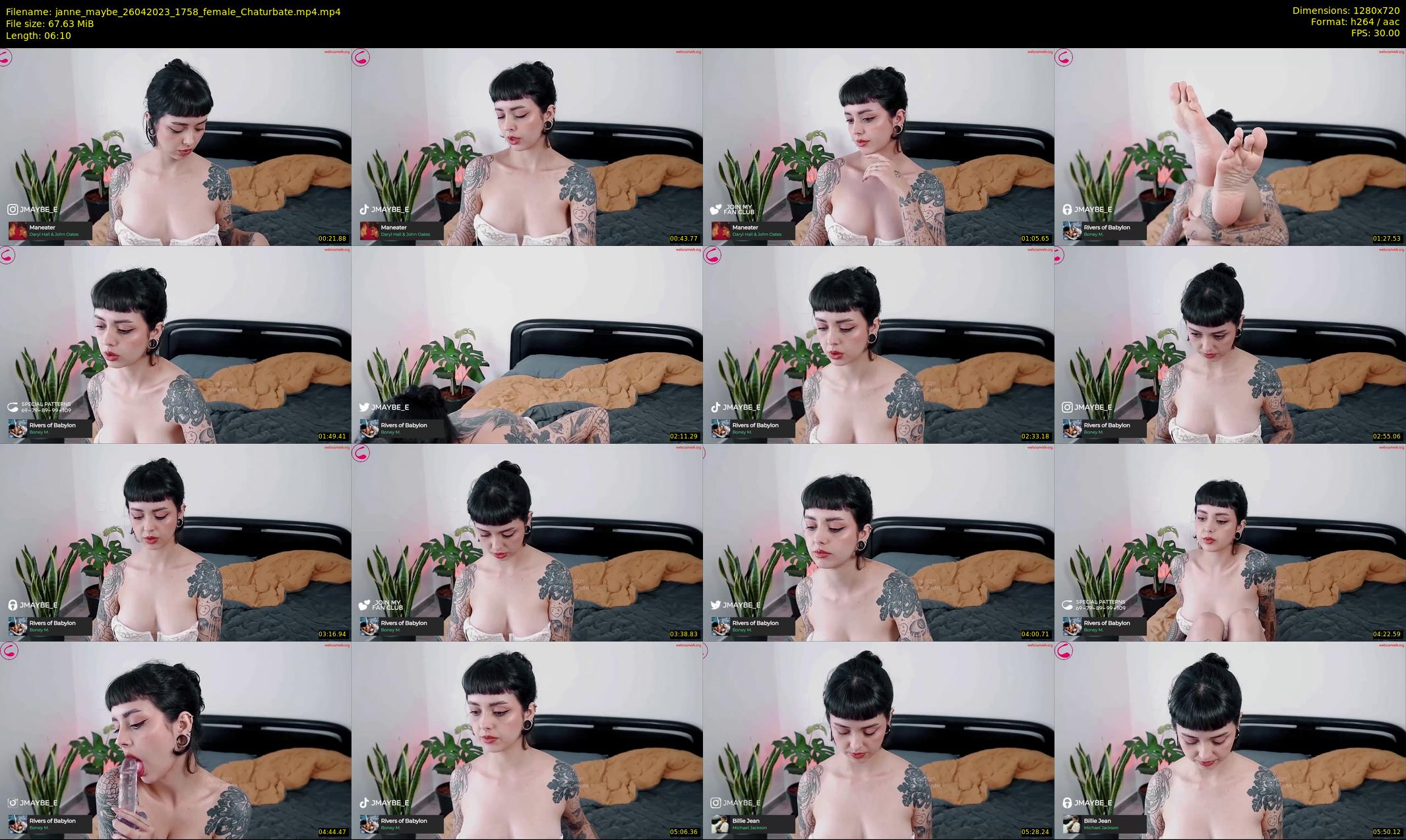 janne_maybe — 7 minute Chaturbate female cam show recording, 720p, Apr 26, 2023