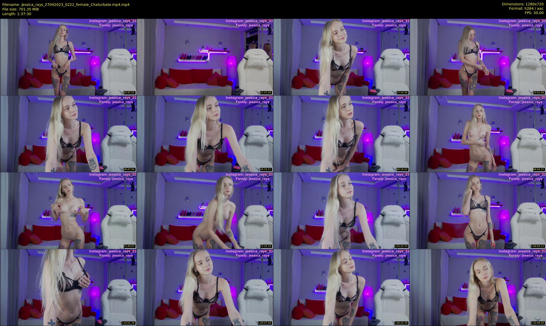 jessica_rays — 98 minute Chaturbate couple cam show recording, 720p, Apr 27, 2023