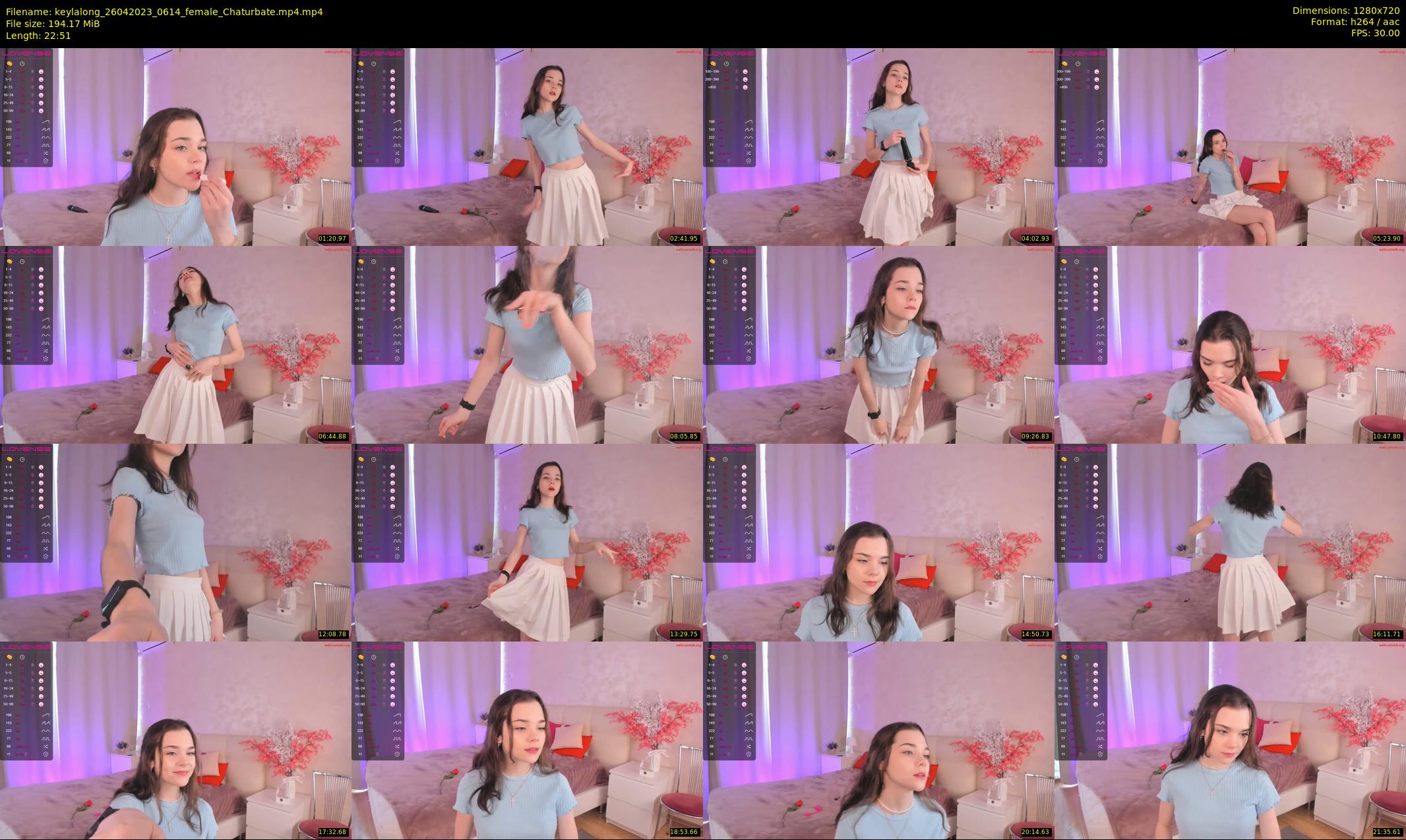 keylalong — 23 minute Chaturbate female cam show recording, 720p, Apr 26, 2023