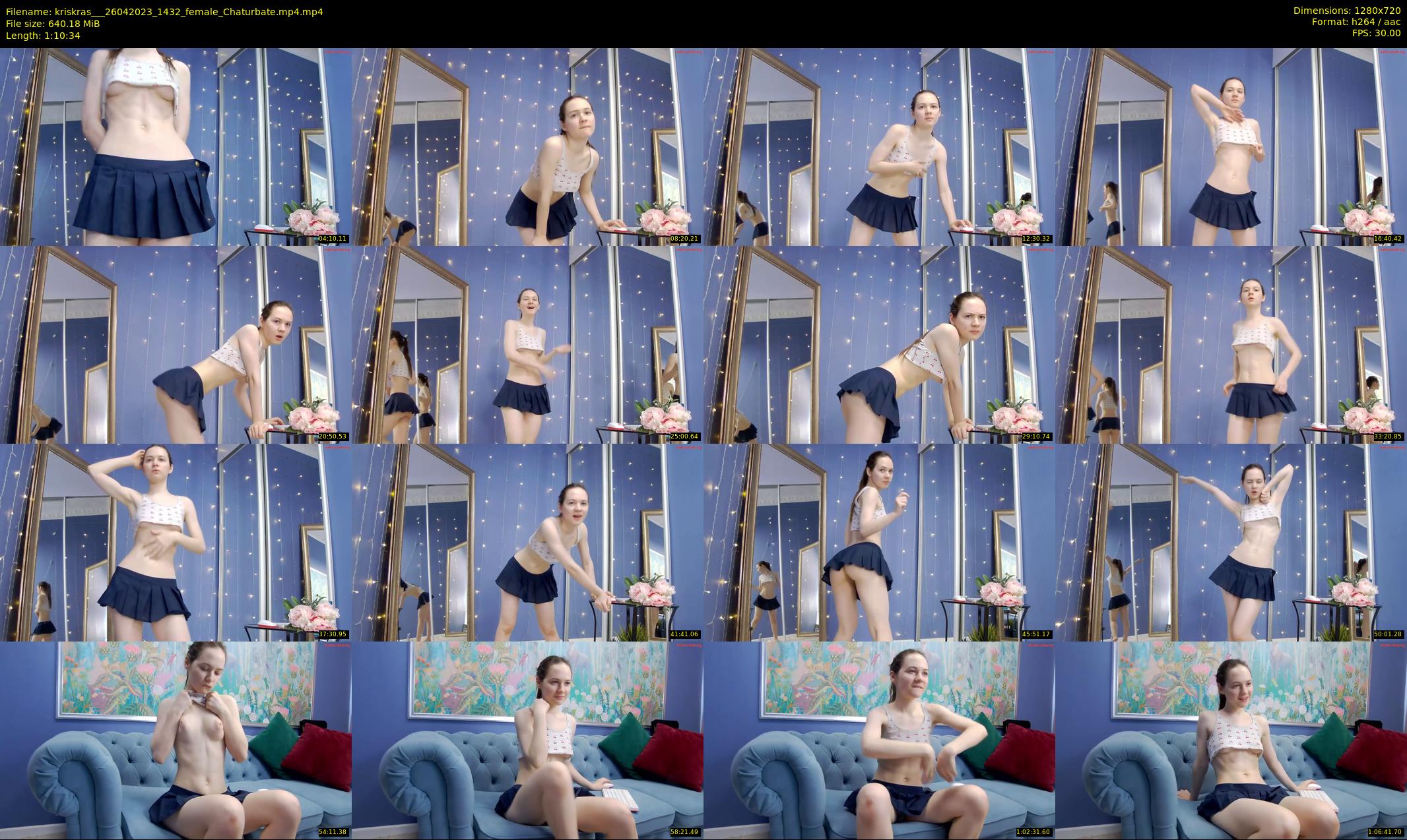 kriskras__ — 71 minute Chaturbate female cam show recording, 720p, Apr 26, 2023