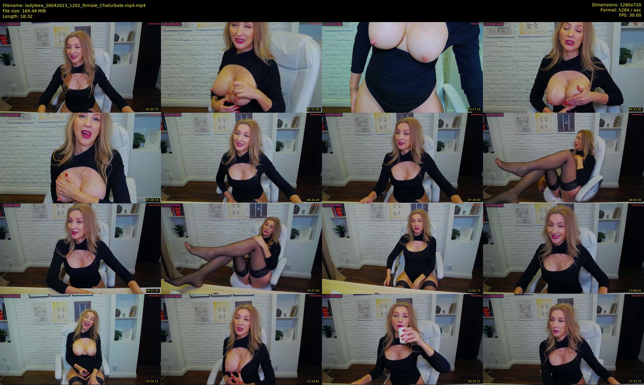 ladyleea — 19 minute Chaturbate female cam show recording, 720p, Apr 26, 2023