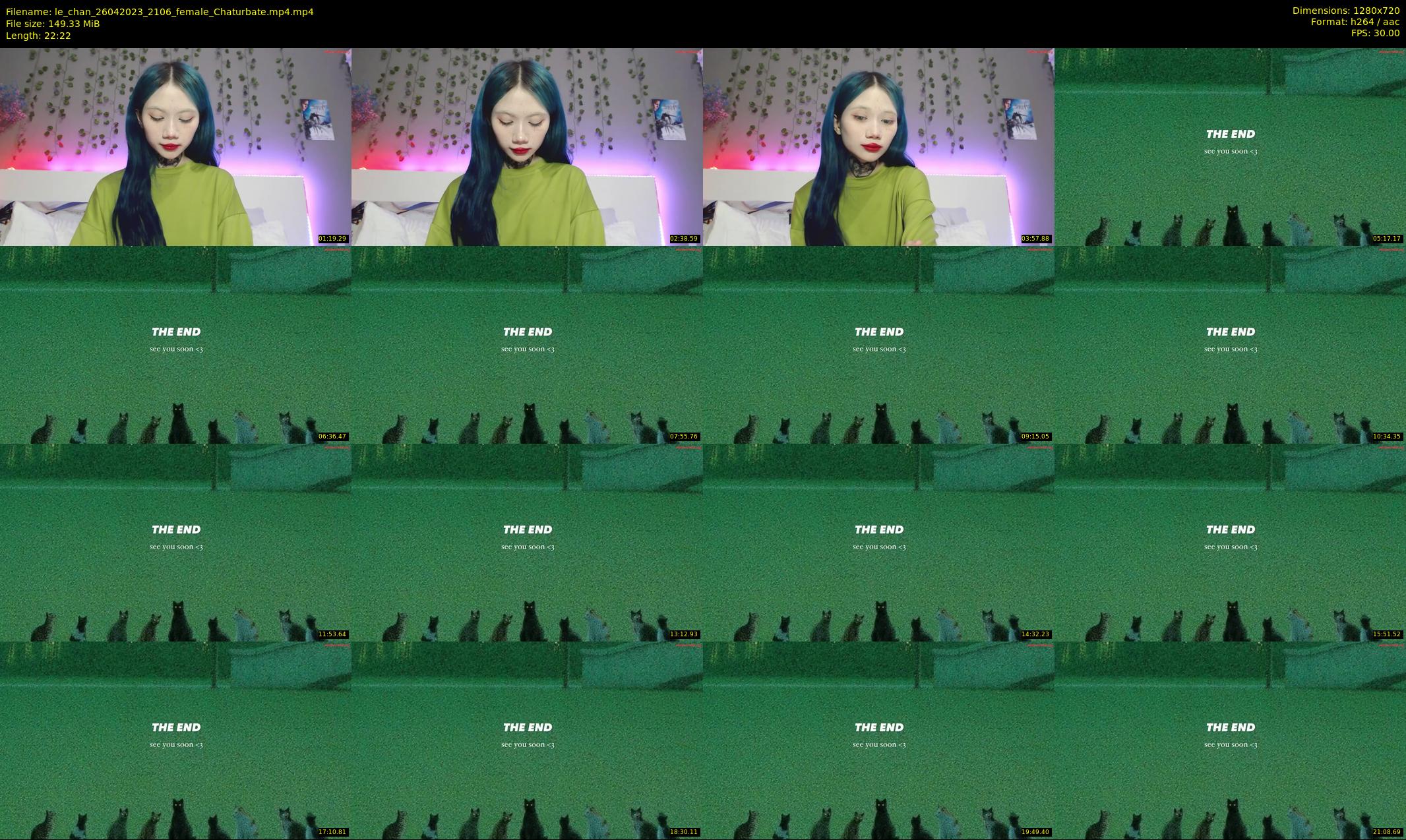 le_chan — 23 minute Chaturbate female cam show recording, 720p, Apr 26, 2023