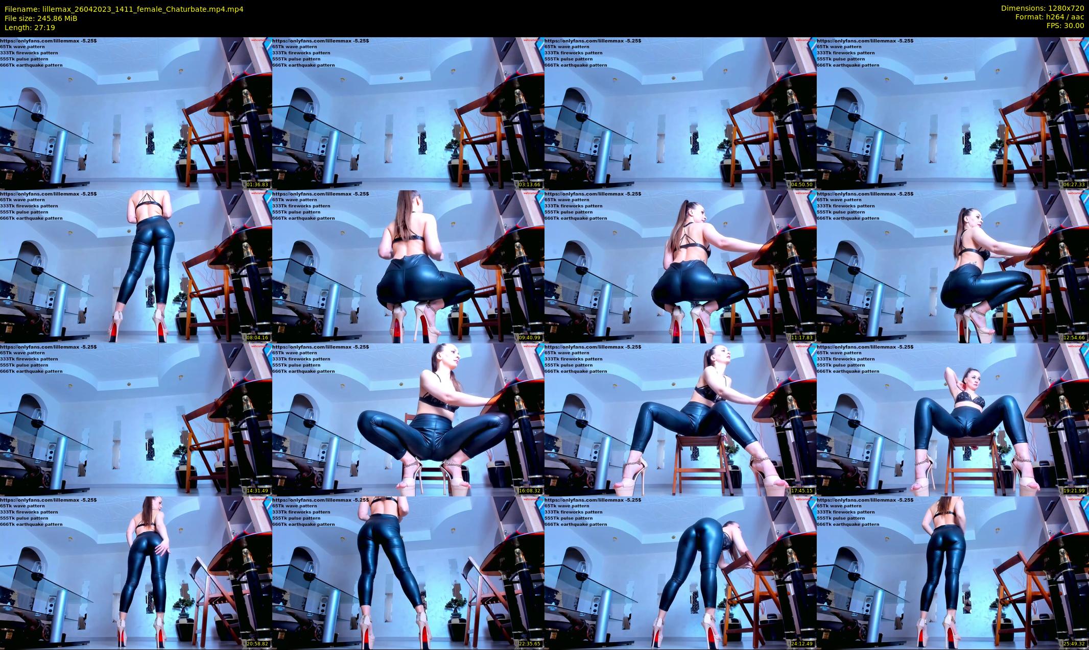 lillemax — 28 minute Chaturbate female cam show recording, 720p, Apr 26, 2023