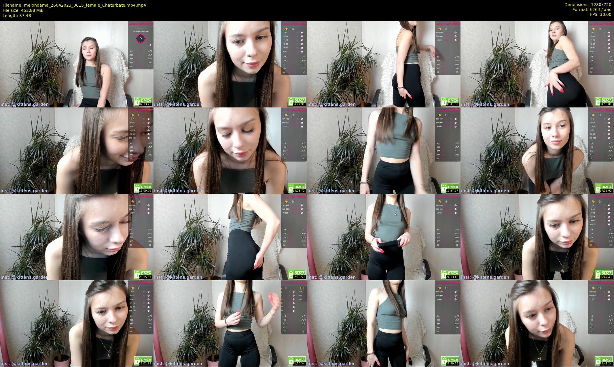 melondama — 38 minute Chaturbate female cam show recording, 720p, Apr 26, 2023
