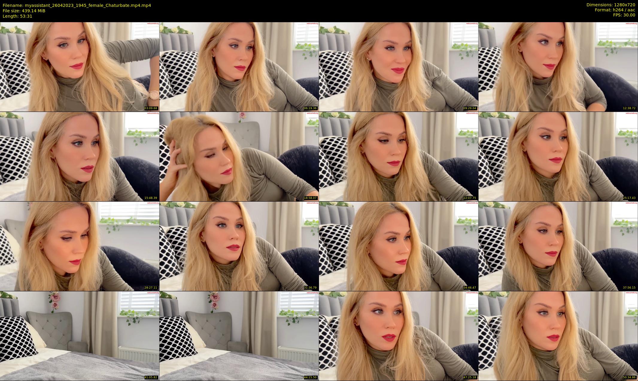 myassistant — 54 minute Chaturbate female cam show recording, 720p, Apr 26, 2023