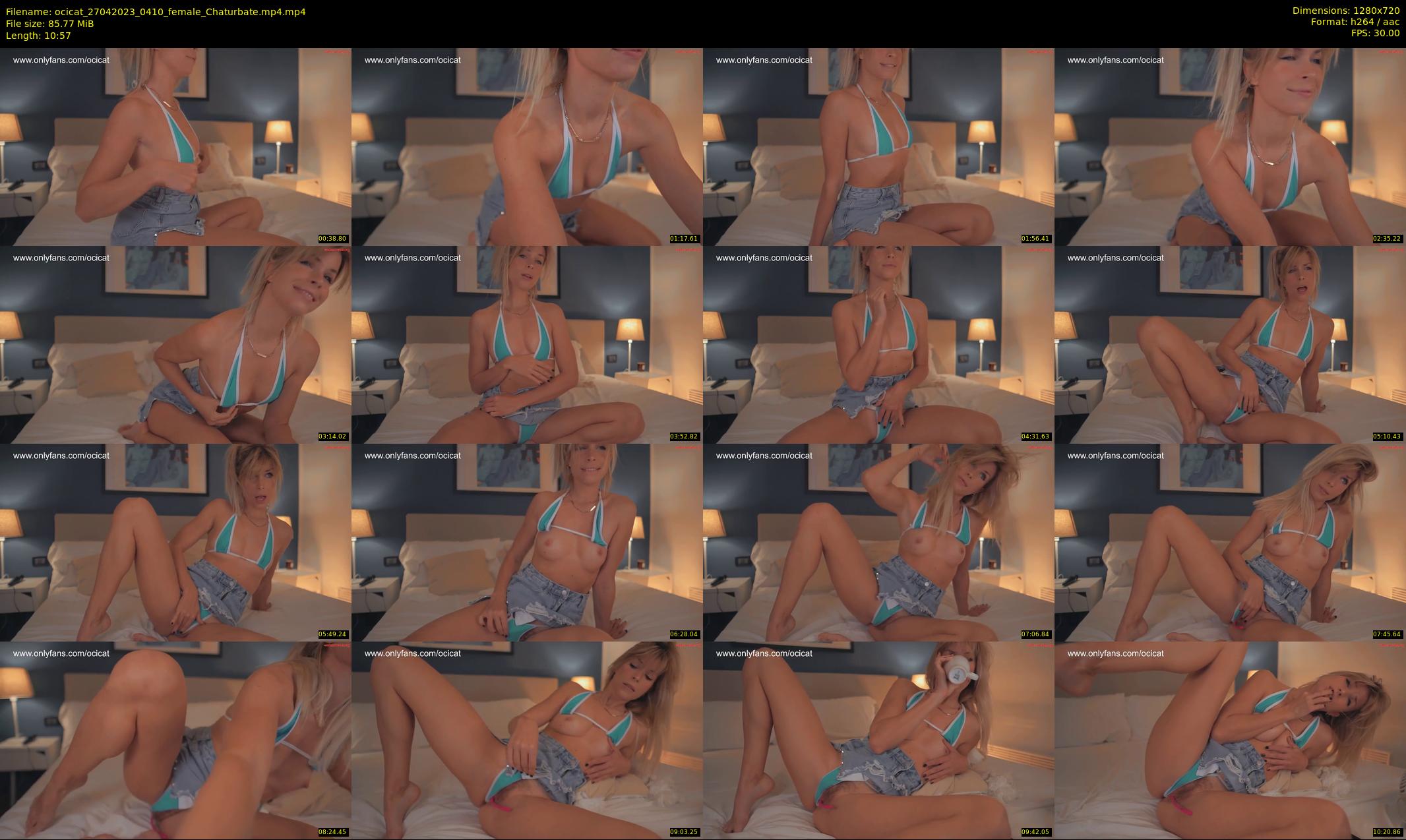 ocicat — 11 minute Chaturbate female cam show recording, 720p, Apr 27, 2023