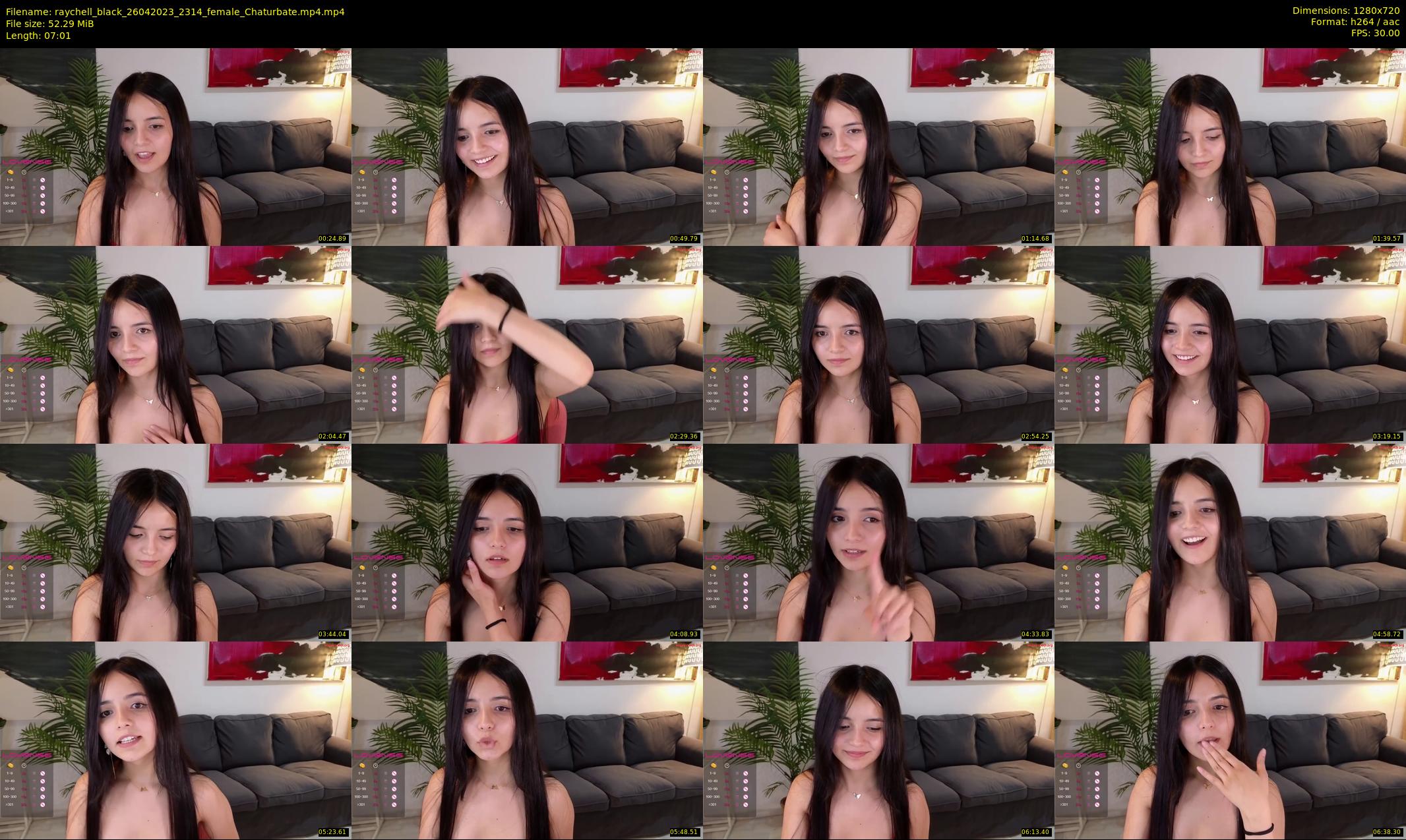raychell_black — 8 minute Chaturbate female cam show recording, 720p, Apr 26, 2023