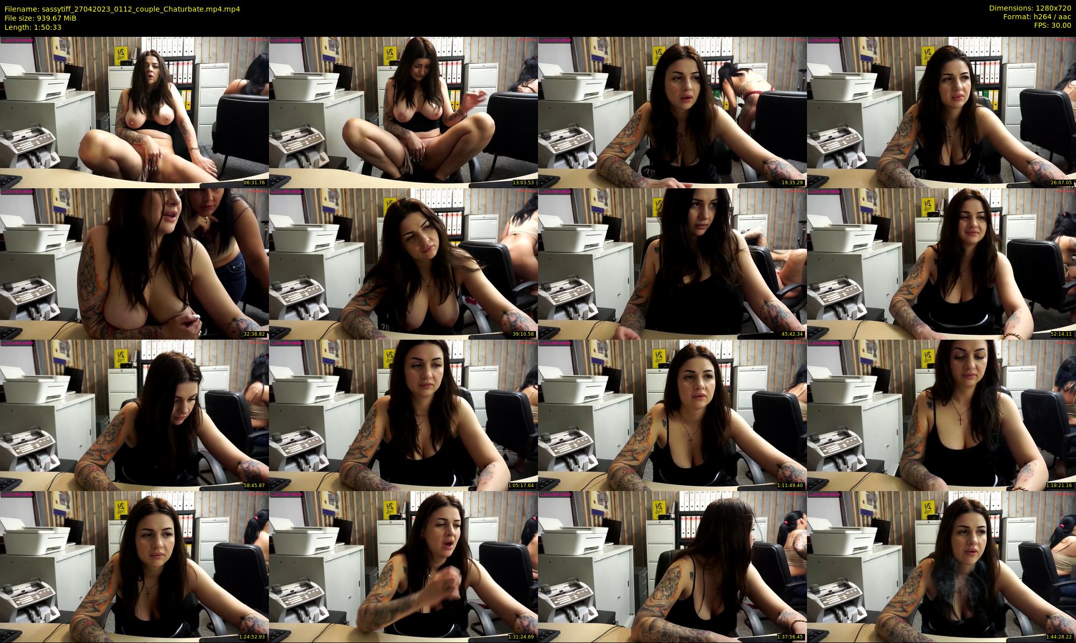 sassytiff — 111 minute Chaturbate couple cam show recording, 720p, Apr 27, 2023