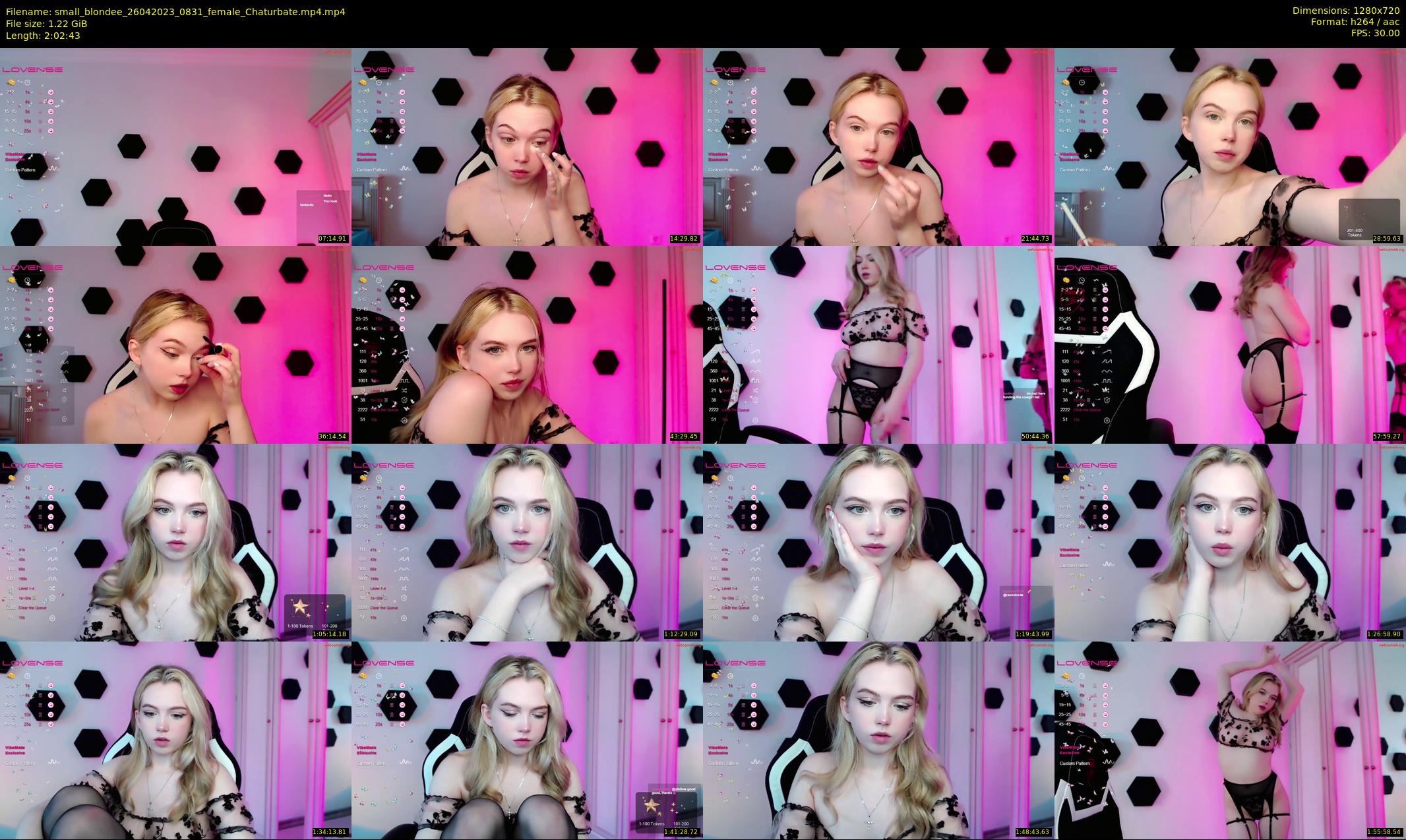 small_blondee — 123 minute Chaturbate female cam show recording, 720p, Apr 26, 2023