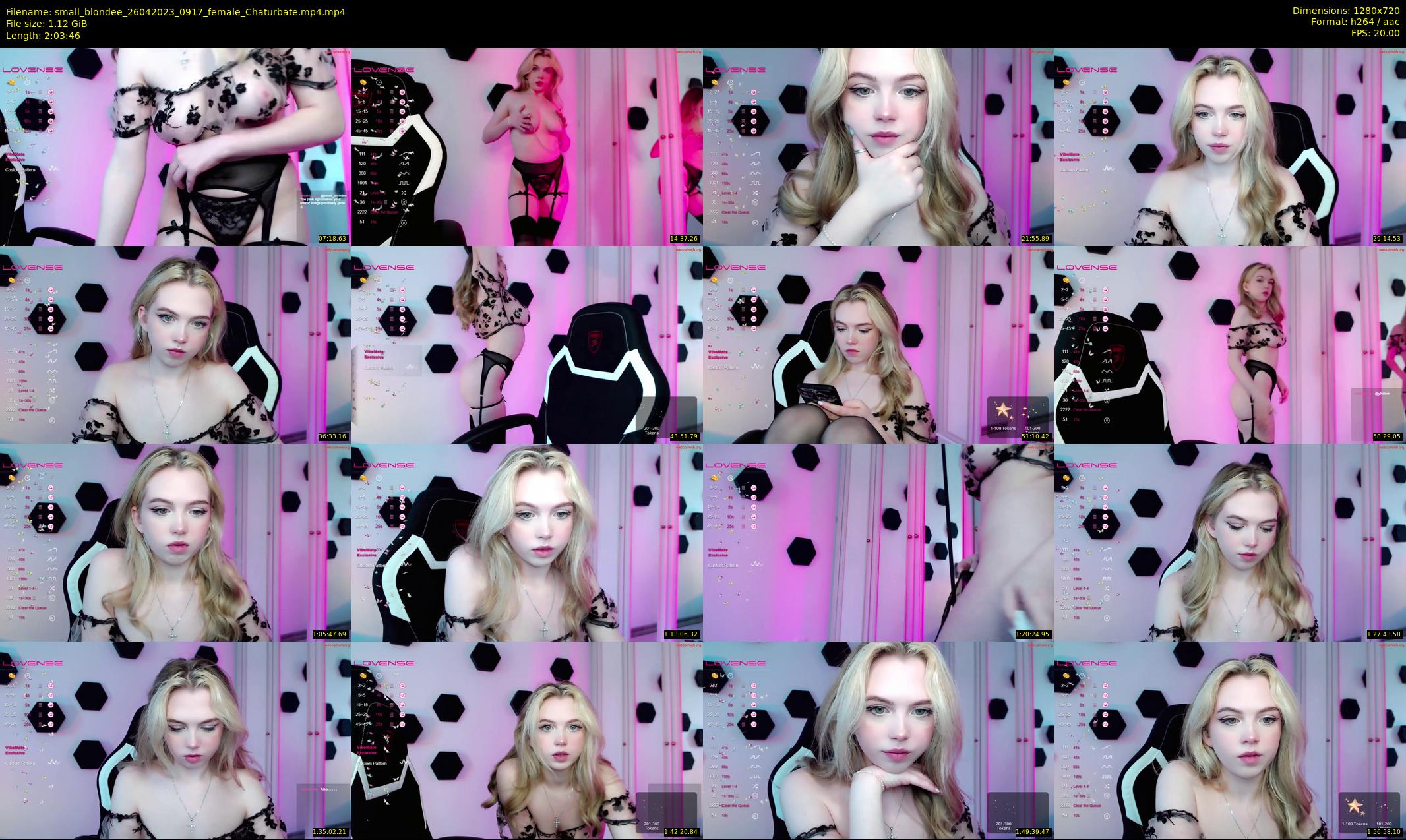 small_blondee — 124 minute Chaturbate female cam show recording, 720p, Apr 26, 2023
