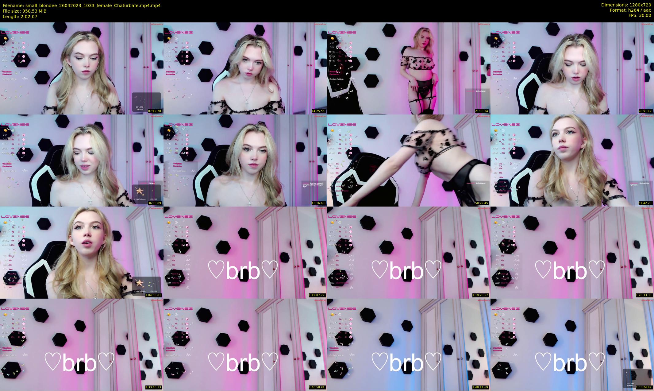 small_blondee — 123 minute Chaturbate female cam show recording, 720p, Apr 26, 2023