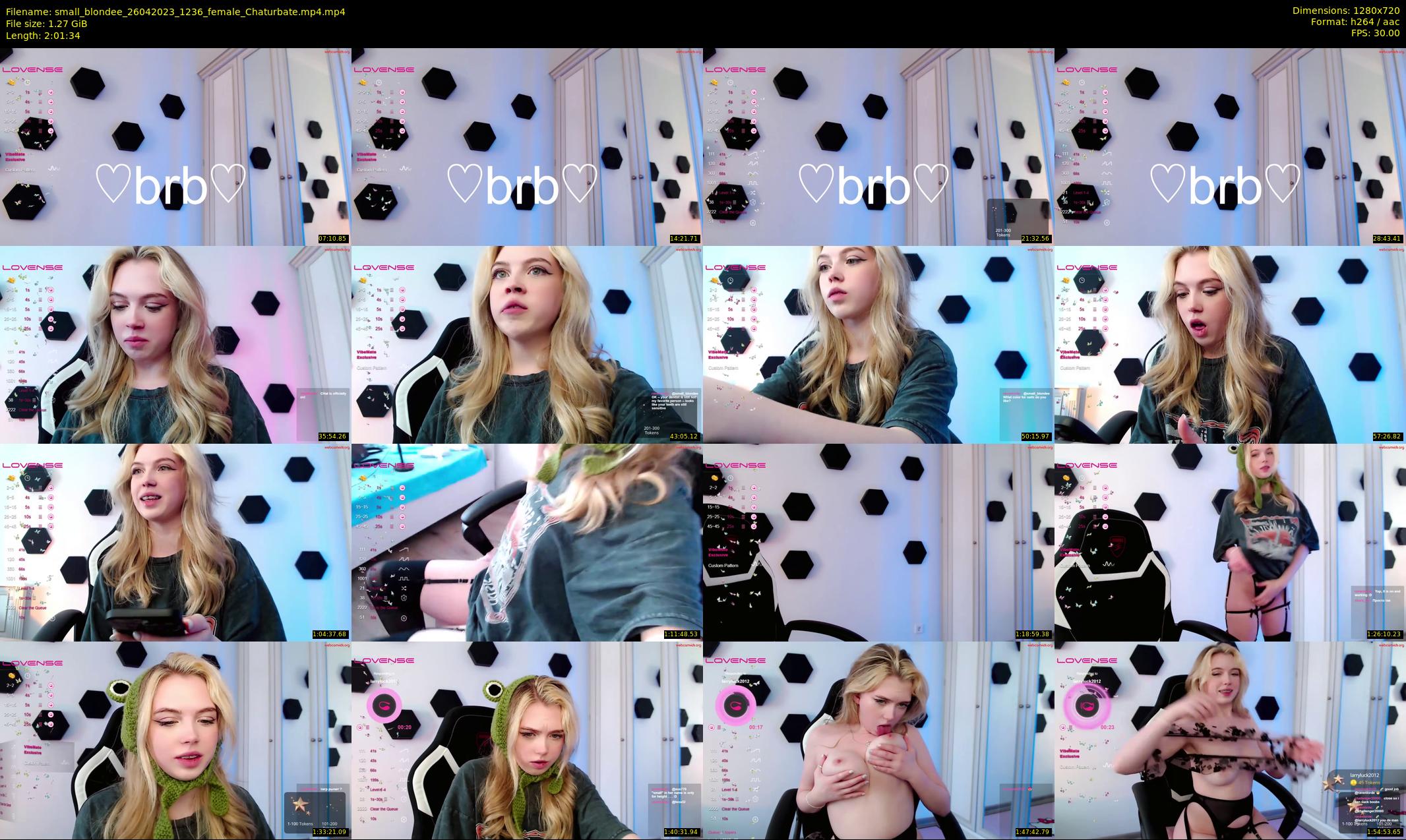 small_blondee — 122 minute Chaturbate female cam show recording, 720p, Apr 26, 2023