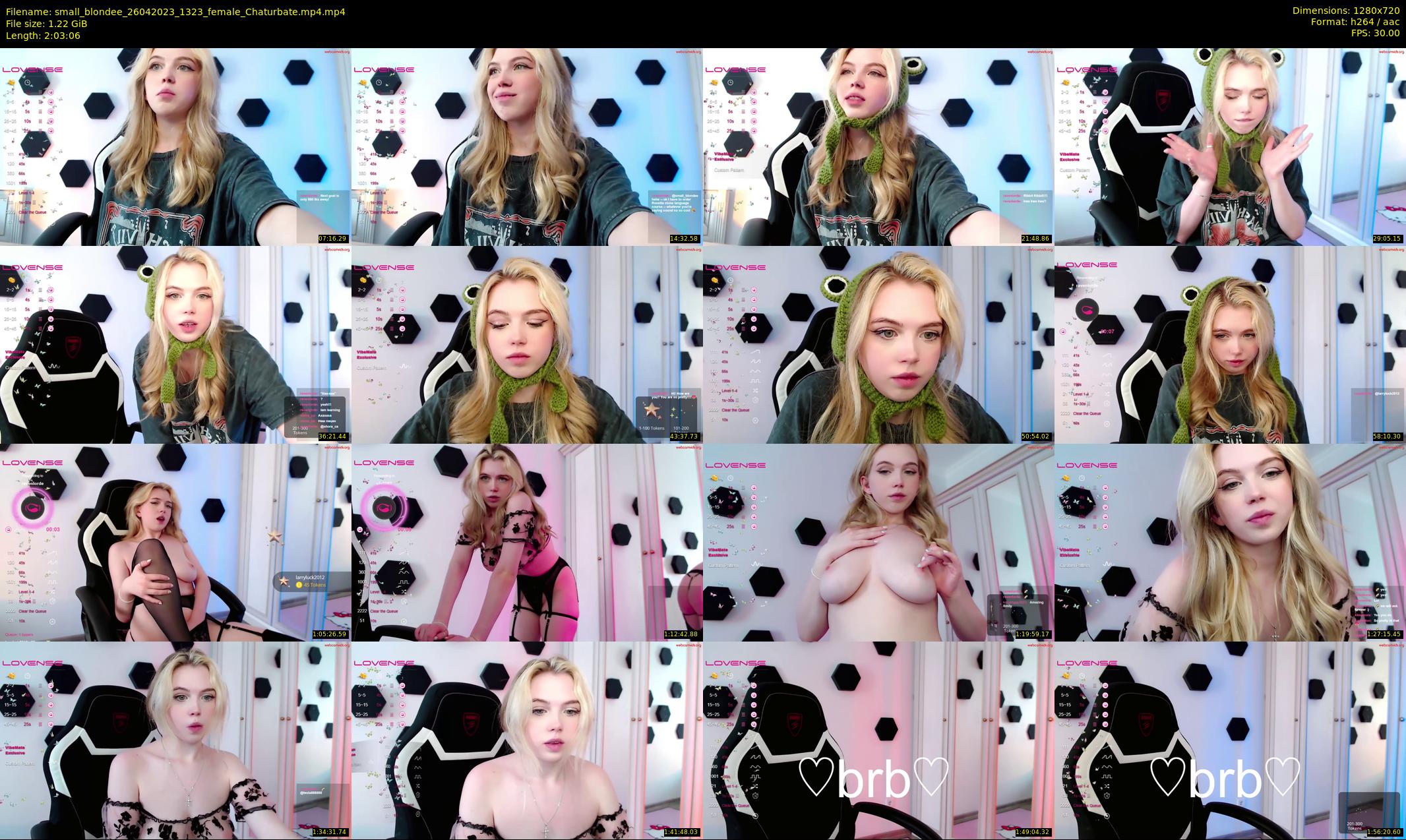 small_blondee — 124 minute Chaturbate female cam show recording, 720p, Apr 26, 2023
