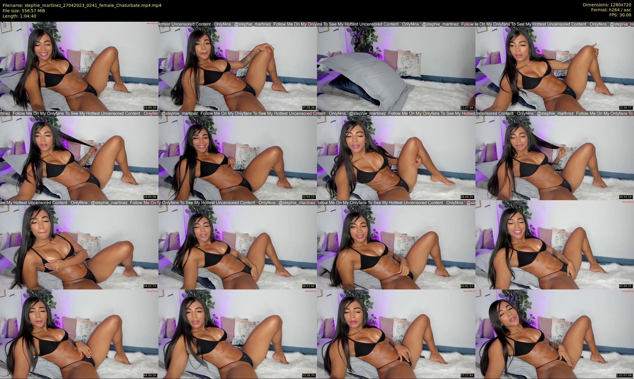 stephie_martinez — 65 minute Chaturbate female cam show recording, 720p, Apr 27, 2023