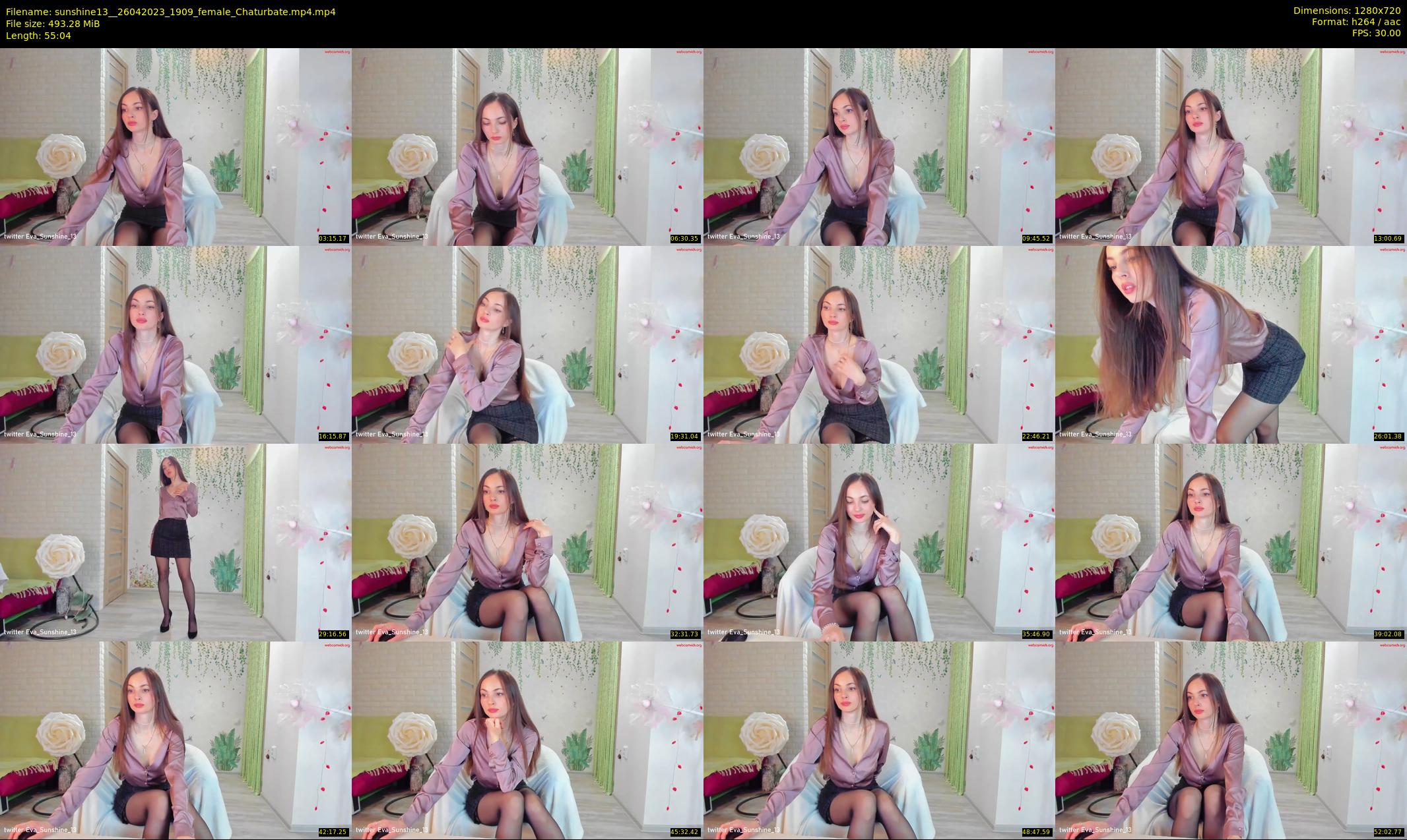 sunshine13_ — 56 minute Chaturbate female cam show recording, 720p, Apr 26, 2023