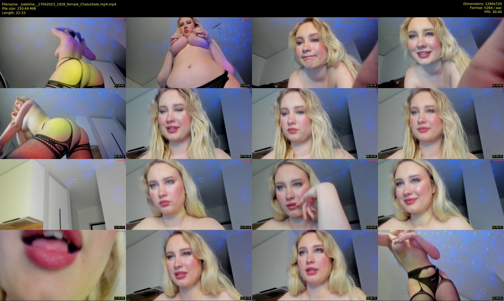_kateline_ — 23 minute Chaturbate female cam show recording, 720p, Apr 27, 2023