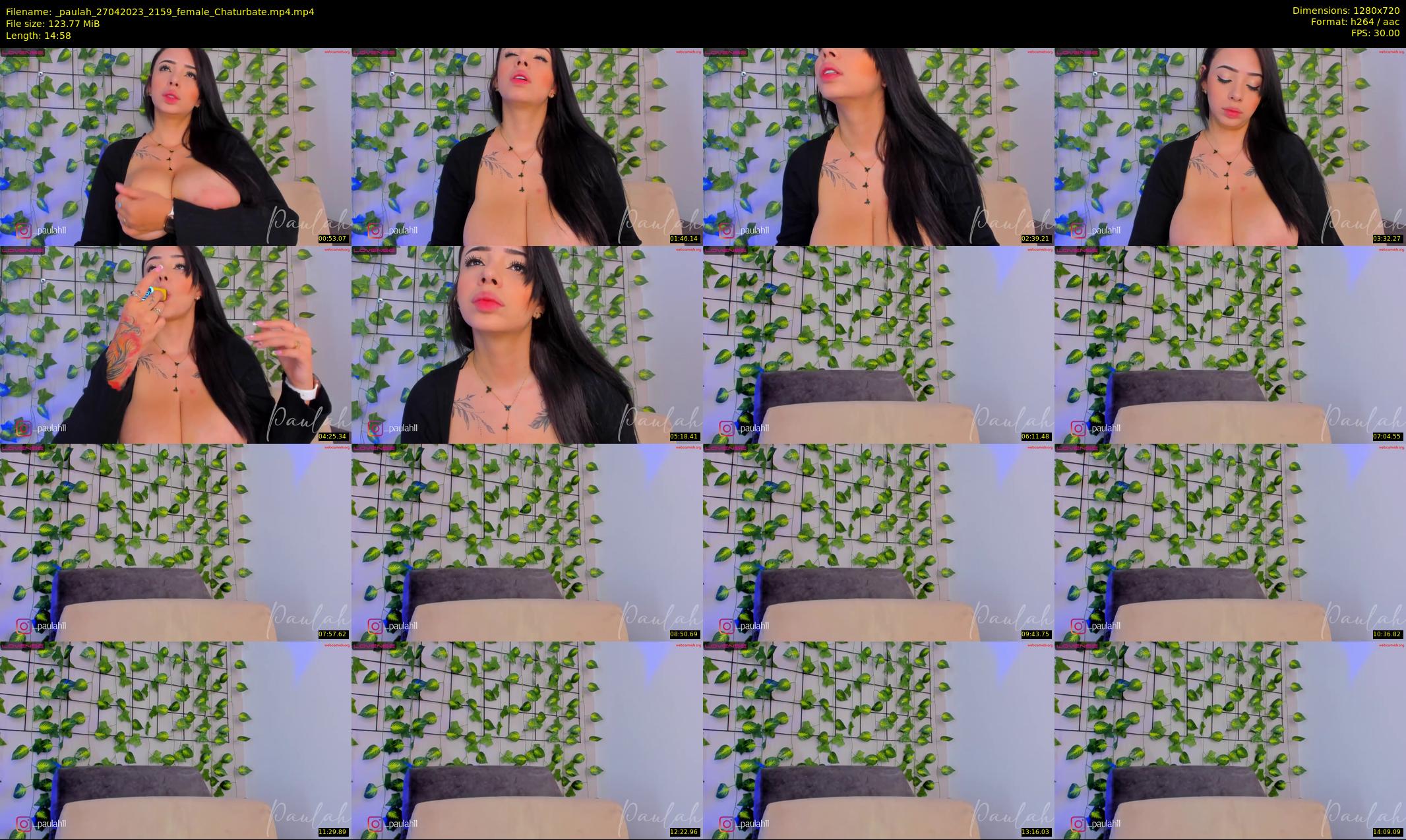 _paulah — 15 minute Chaturbate female cam show recording, 720p, Apr 27, 2023