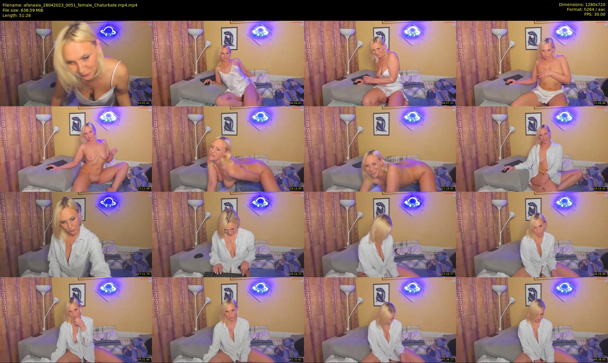 afanasia — 52 minute Chaturbate female cam show recording, 720p, Apr 28, 2023