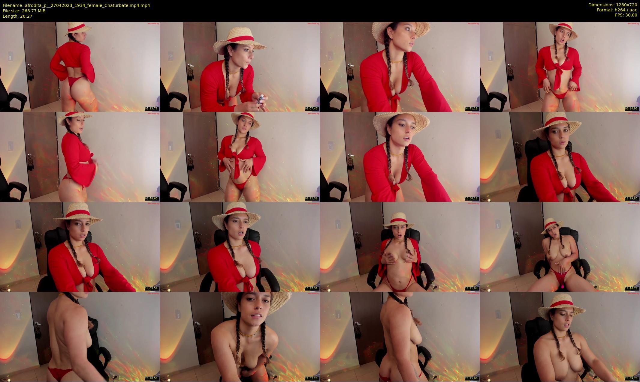 afrodita_p_ — 27 minute Chaturbate female cam show recording, 720p, Apr 27, 2023