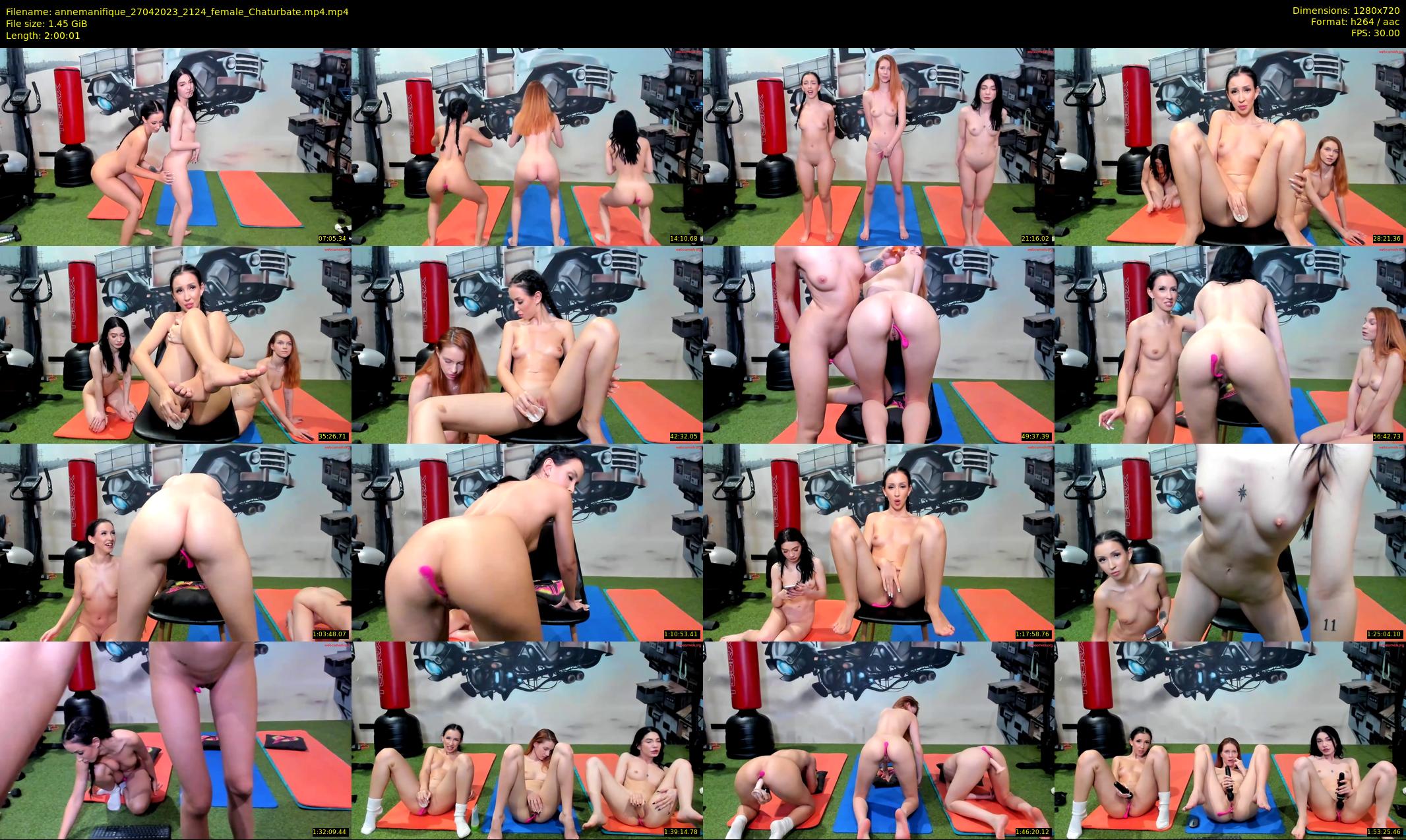 annemanifique — 121 minute Chaturbate female cam show recording, 720p, Apr 27, 2023