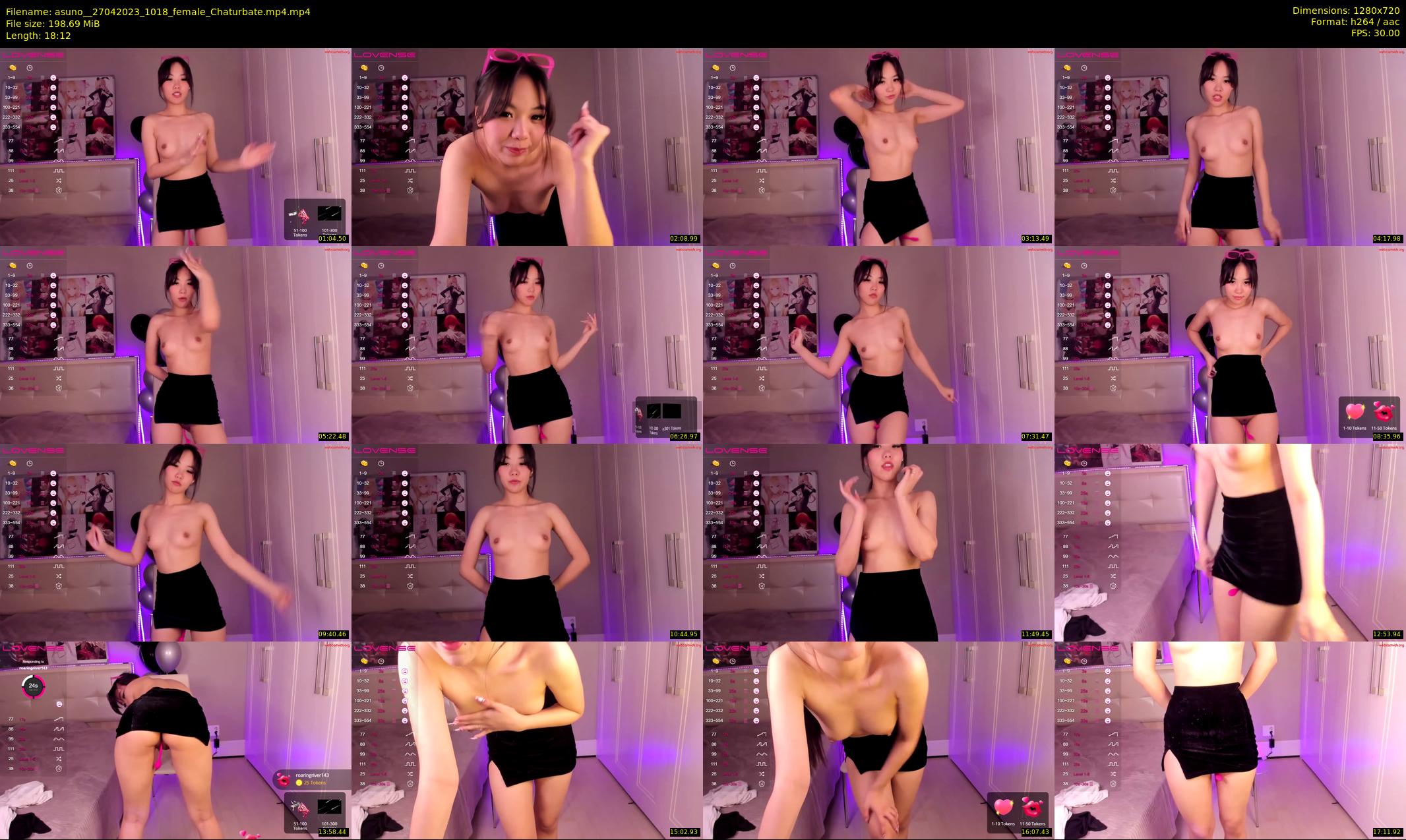 asuno_ — 19 minute Chaturbate female cam show recording, 720p, Apr 27, 2023