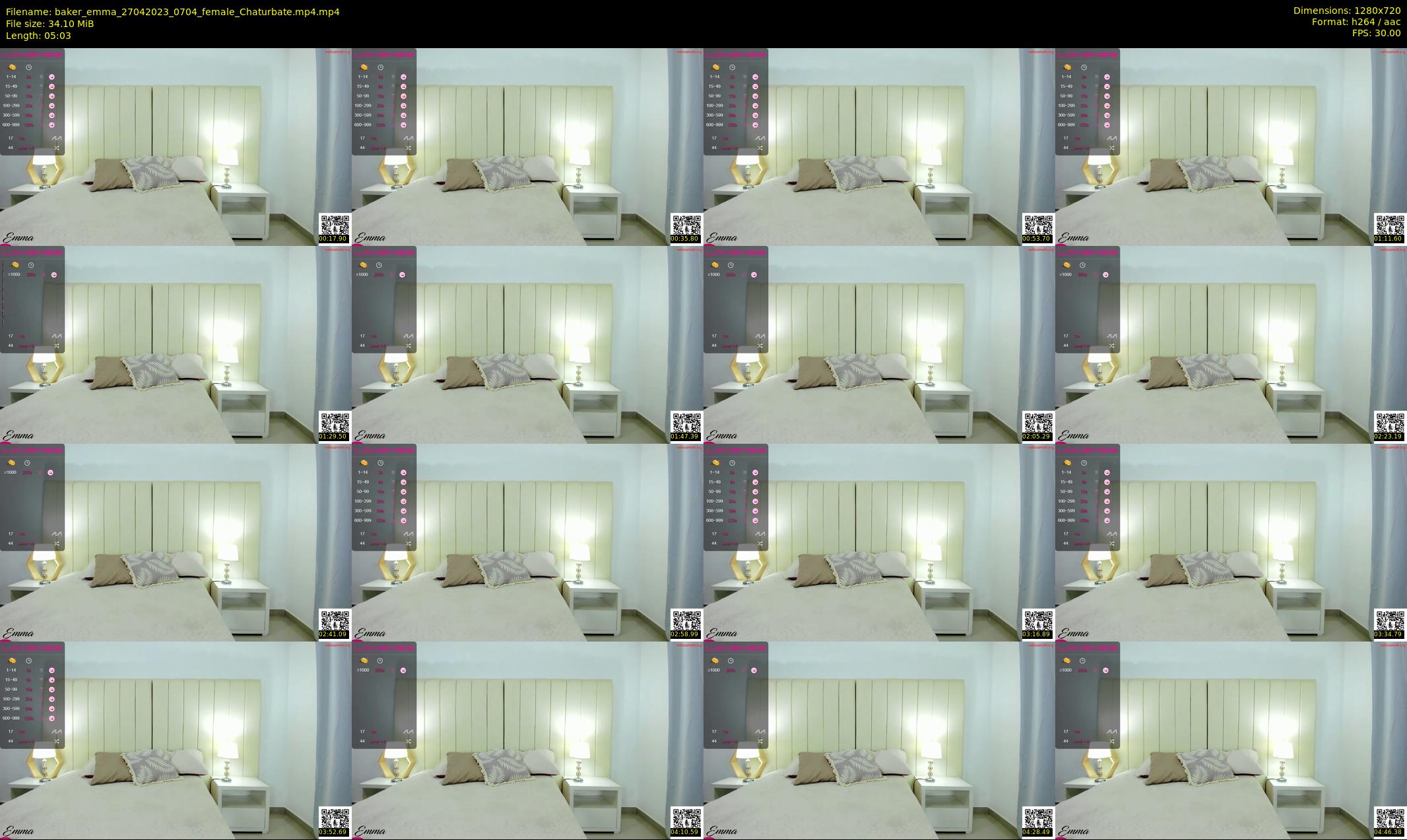 baker_emma — 6 minute Chaturbate female cam show recording, 720p, Apr 27, 2023