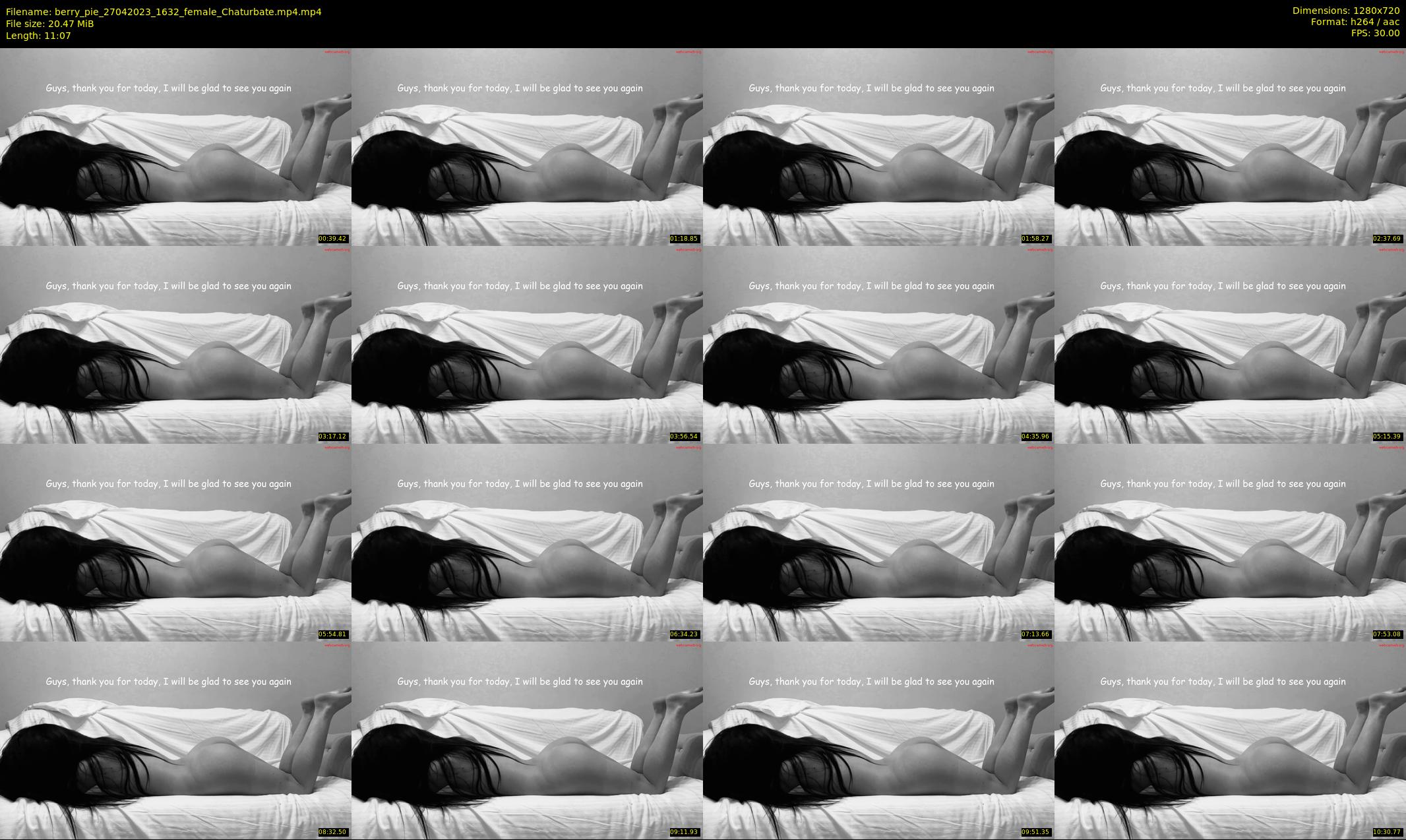 berry_pie — 12 minute Chaturbate female cam show recording, 720p, Apr 27, 2023