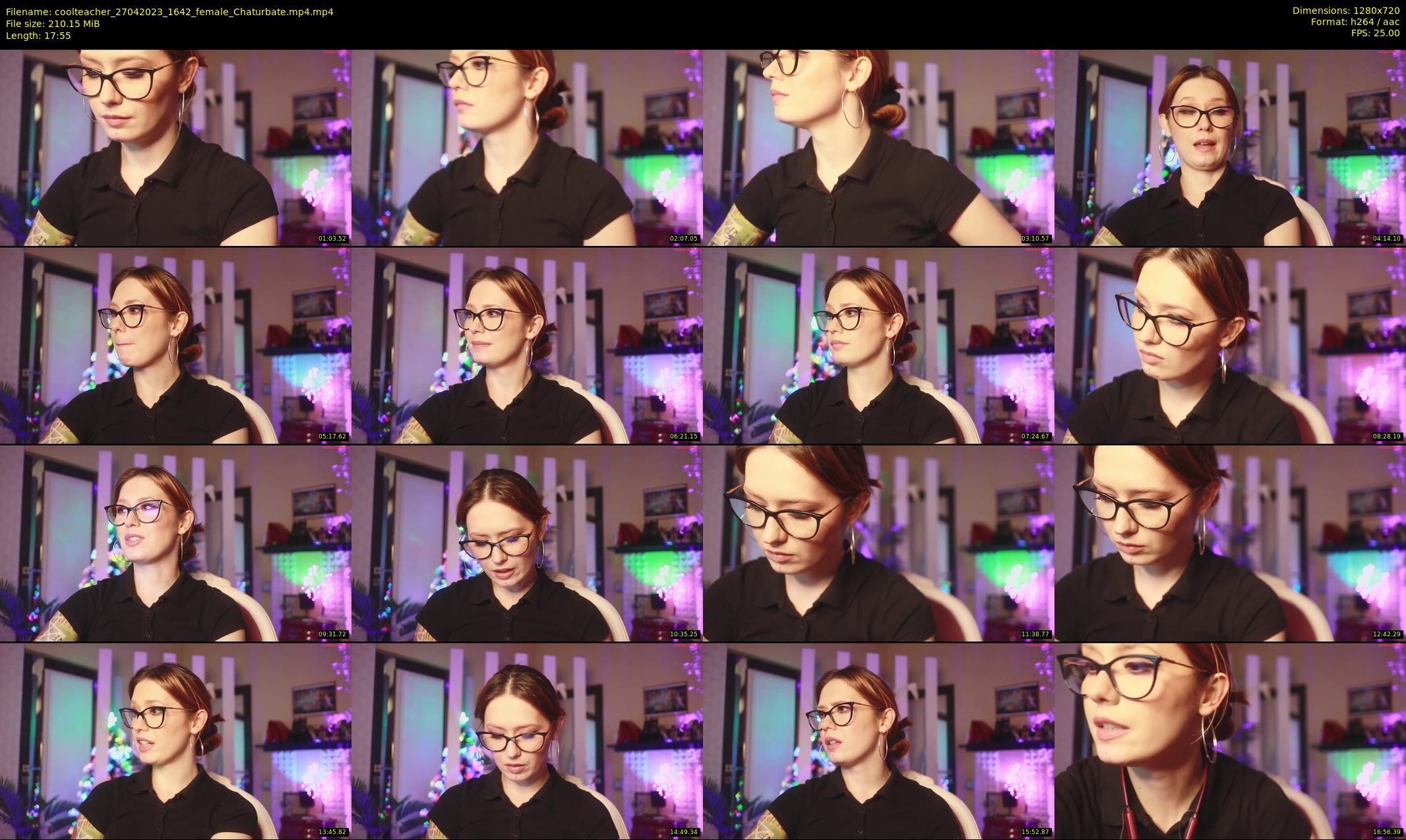 coolteacher — 18 minute Chaturbate female cam show recording, 720p, Apr 27, 2023