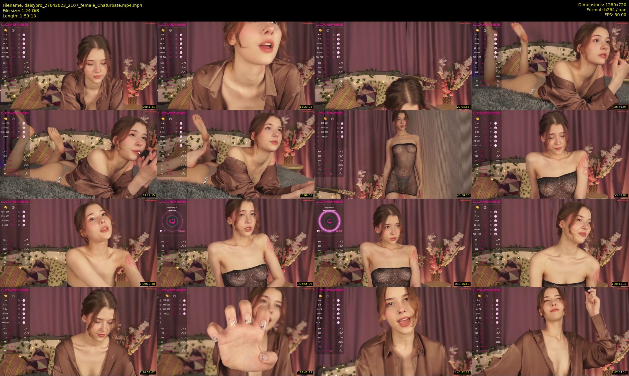 daisypro — 114 minute Chaturbate couple cam show recording, 720p, Apr 27, 2023