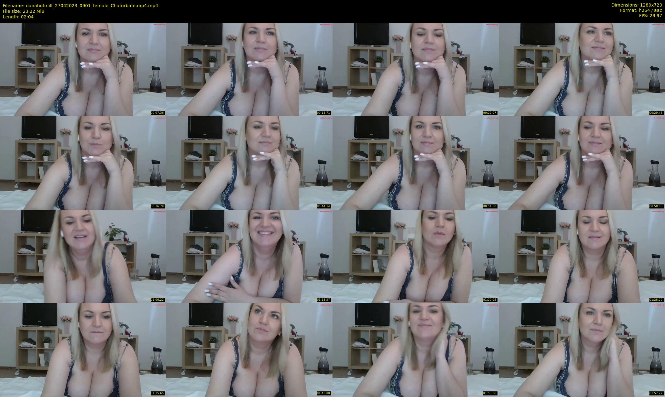 danahotmilf — 3 minute Chaturbate female cam show recording, 720p, Apr 27, 2023