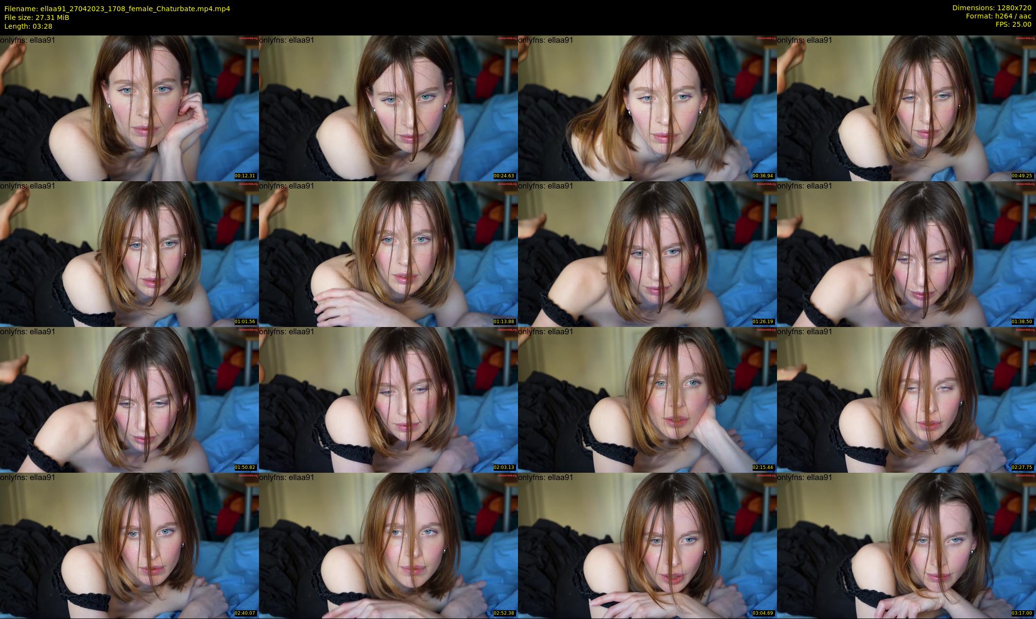 ellaa91 — 4 minute Chaturbate female cam show recording, 720p, Apr 27, 2023