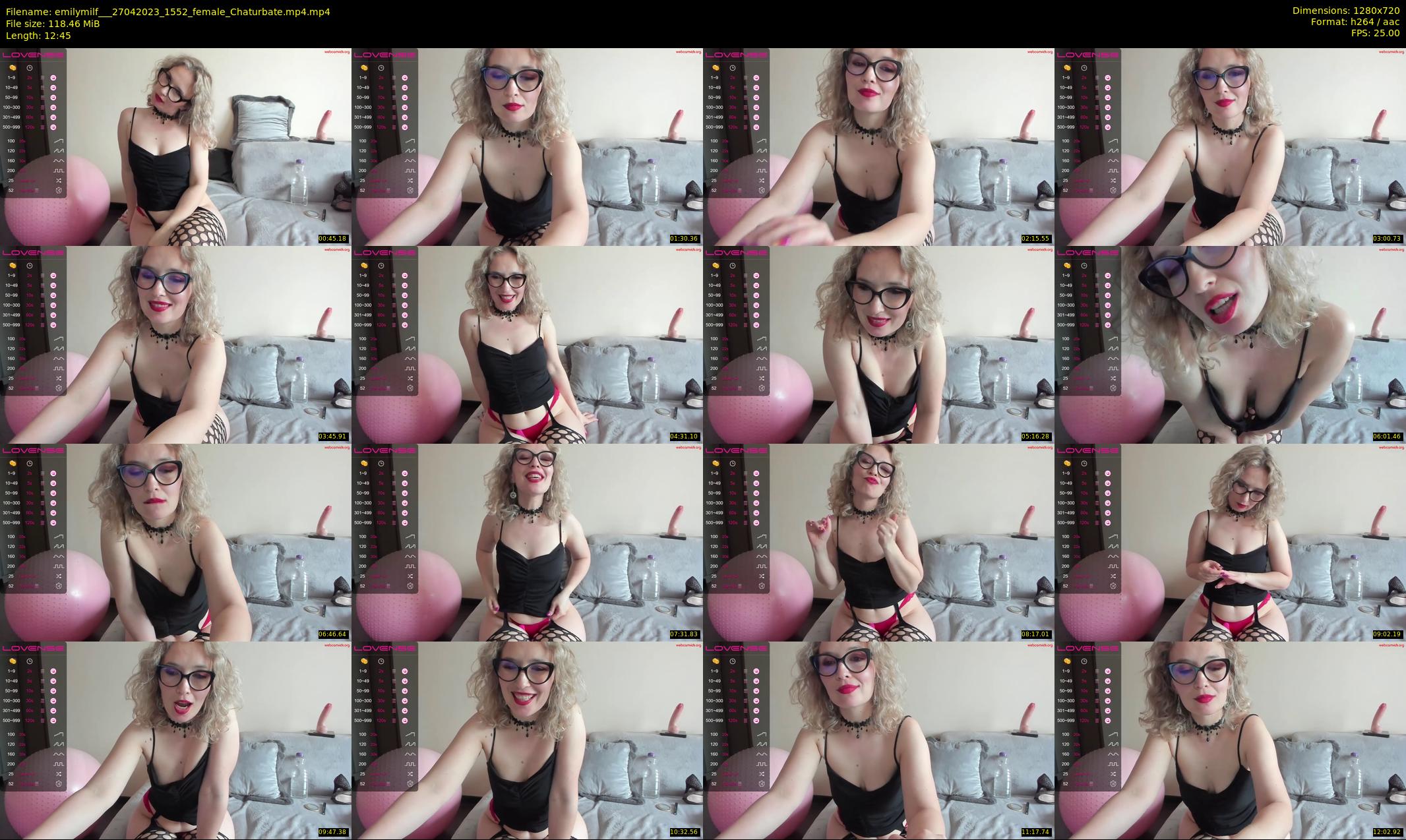 emilymilf__ — 13 minute Chaturbate female cam show recording, 720p, Apr 27, 2023
