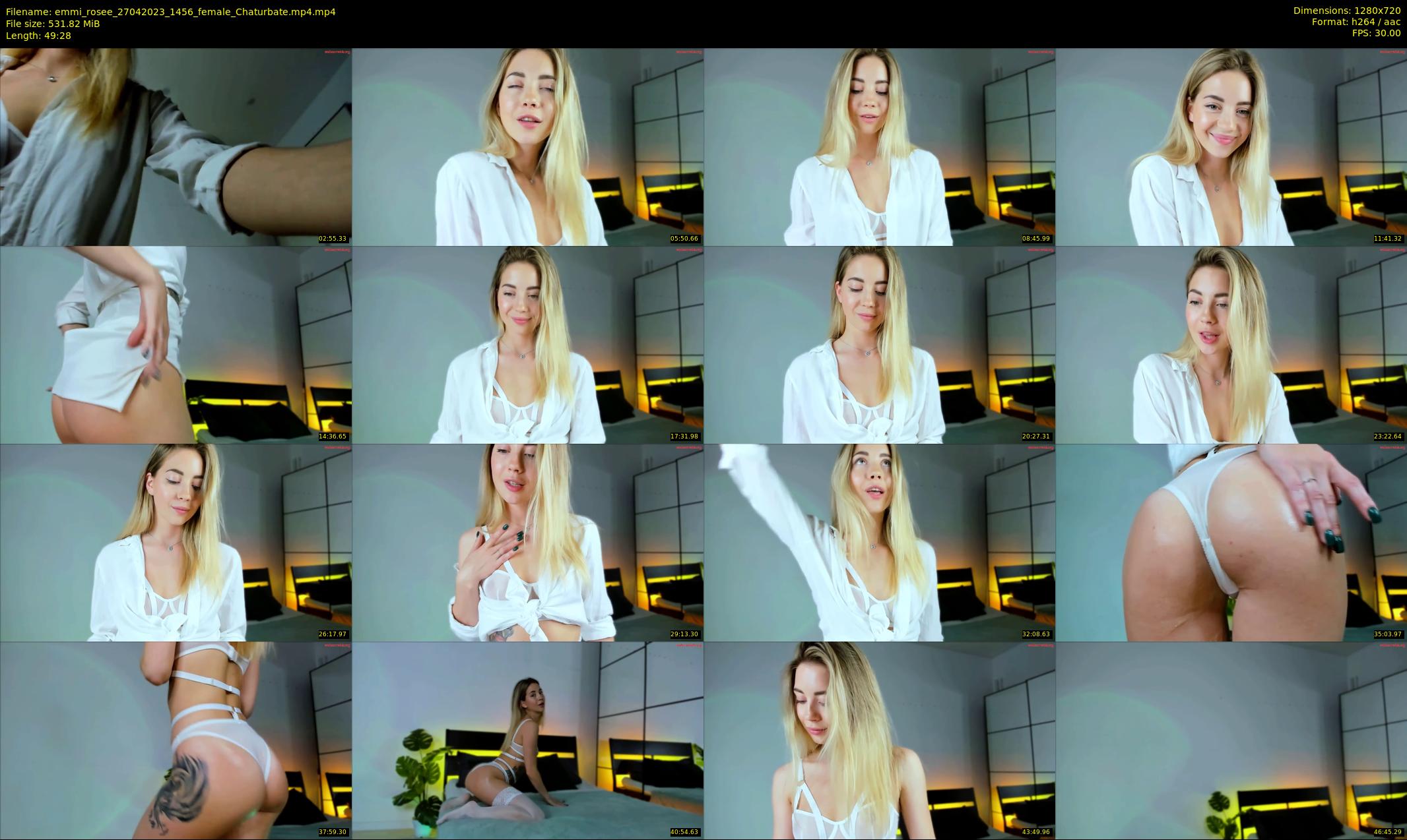emmi_rosee — 50 minute Chaturbate female cam show recording, 720p, Apr 27, 2023