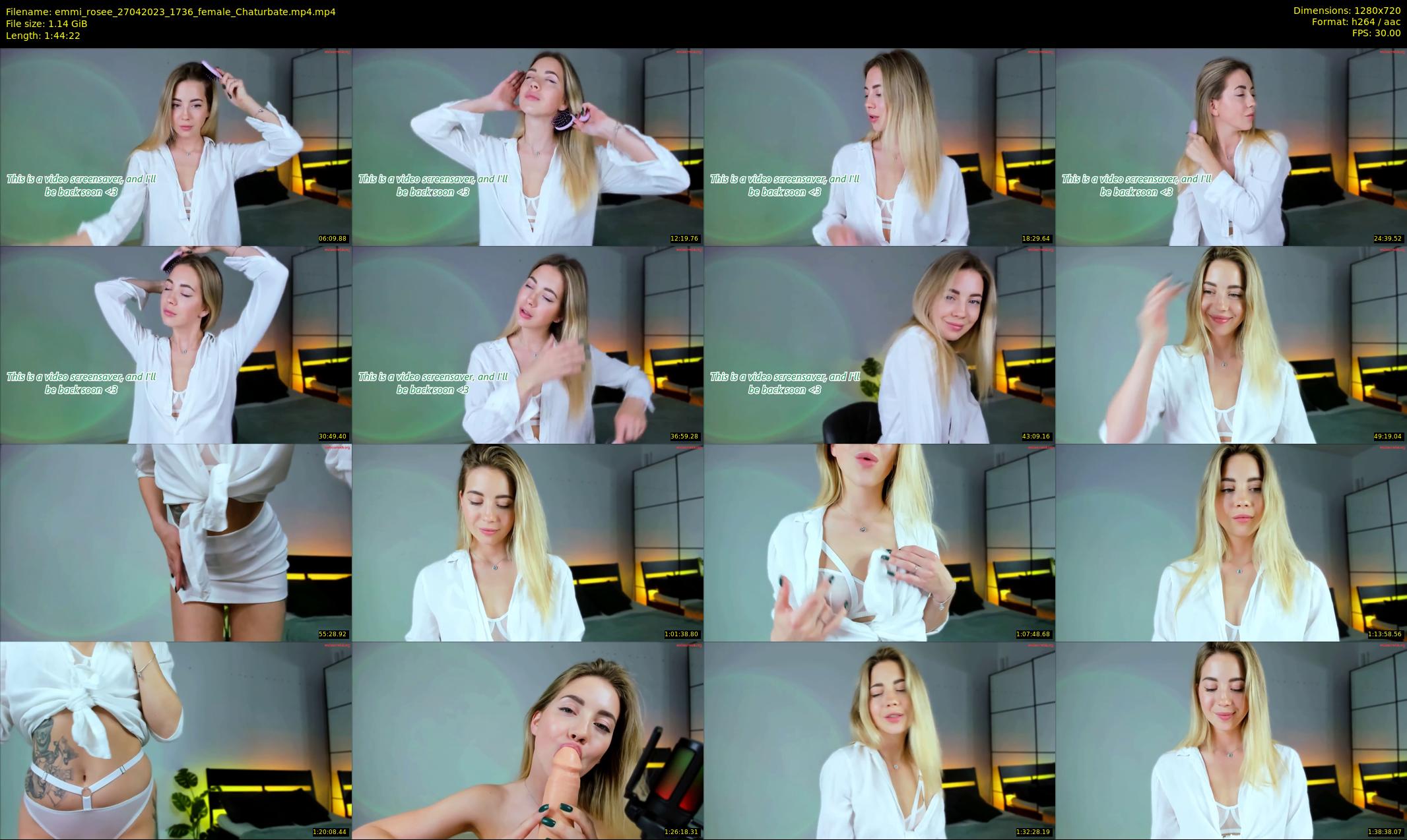 emmi_rosee — 105 minute Chaturbate female cam show recording, 720p, Apr 27, 2023