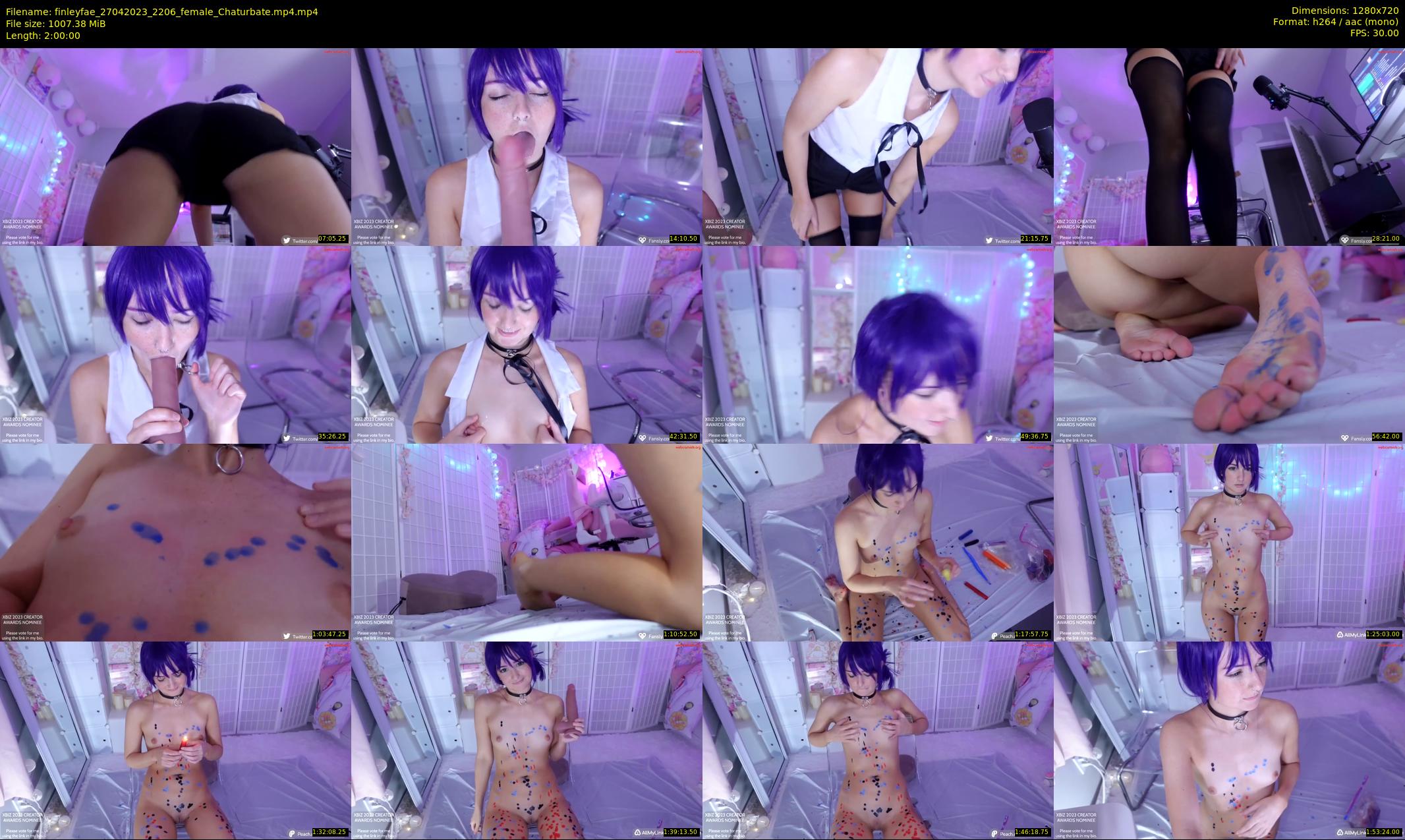 finleyfae — 120 minute Chaturbate female cam show recording, 720p, Apr 27, 2023