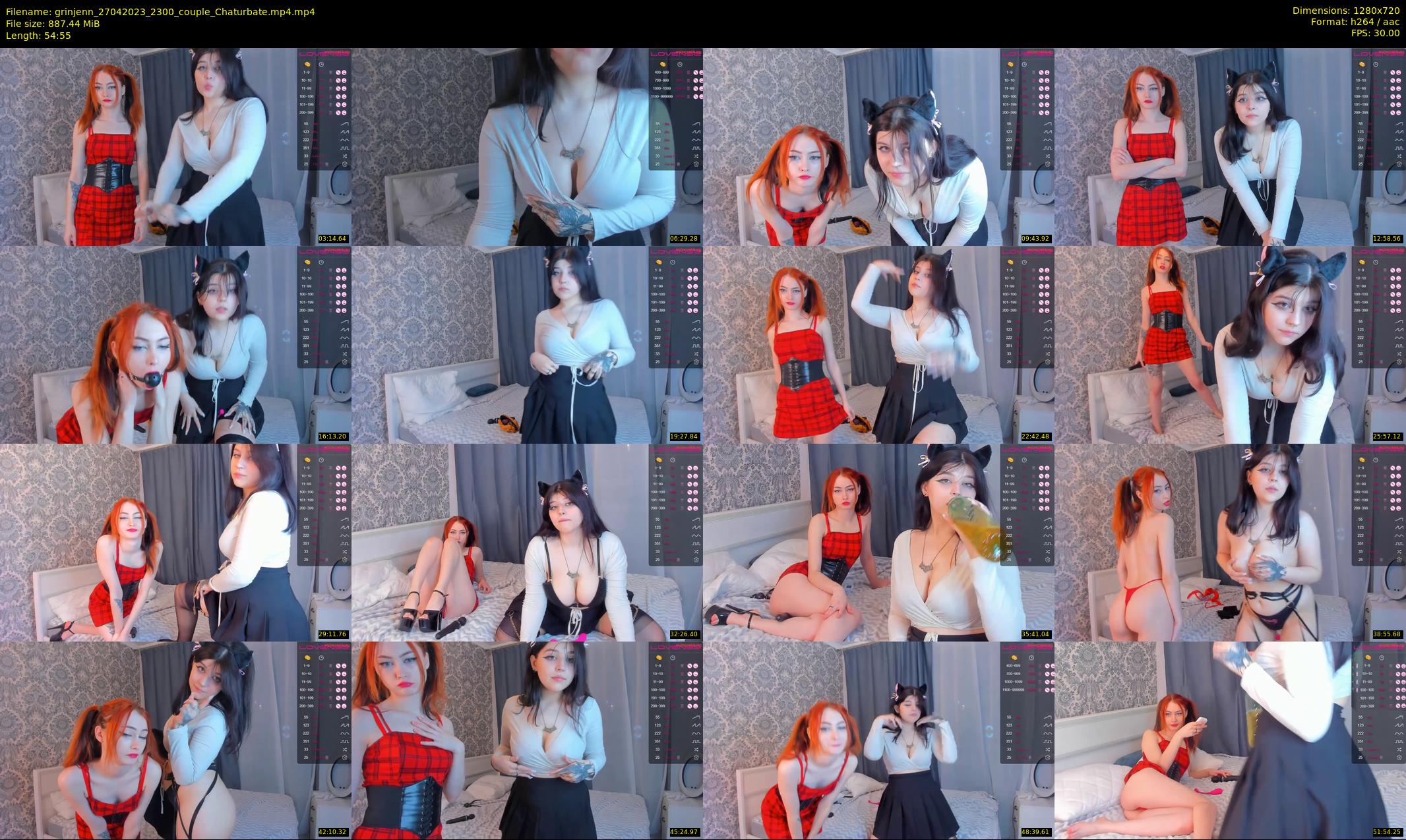 grinjenn — 55 minute Chaturbate female cam show recording, 720p, Apr 27, 2023