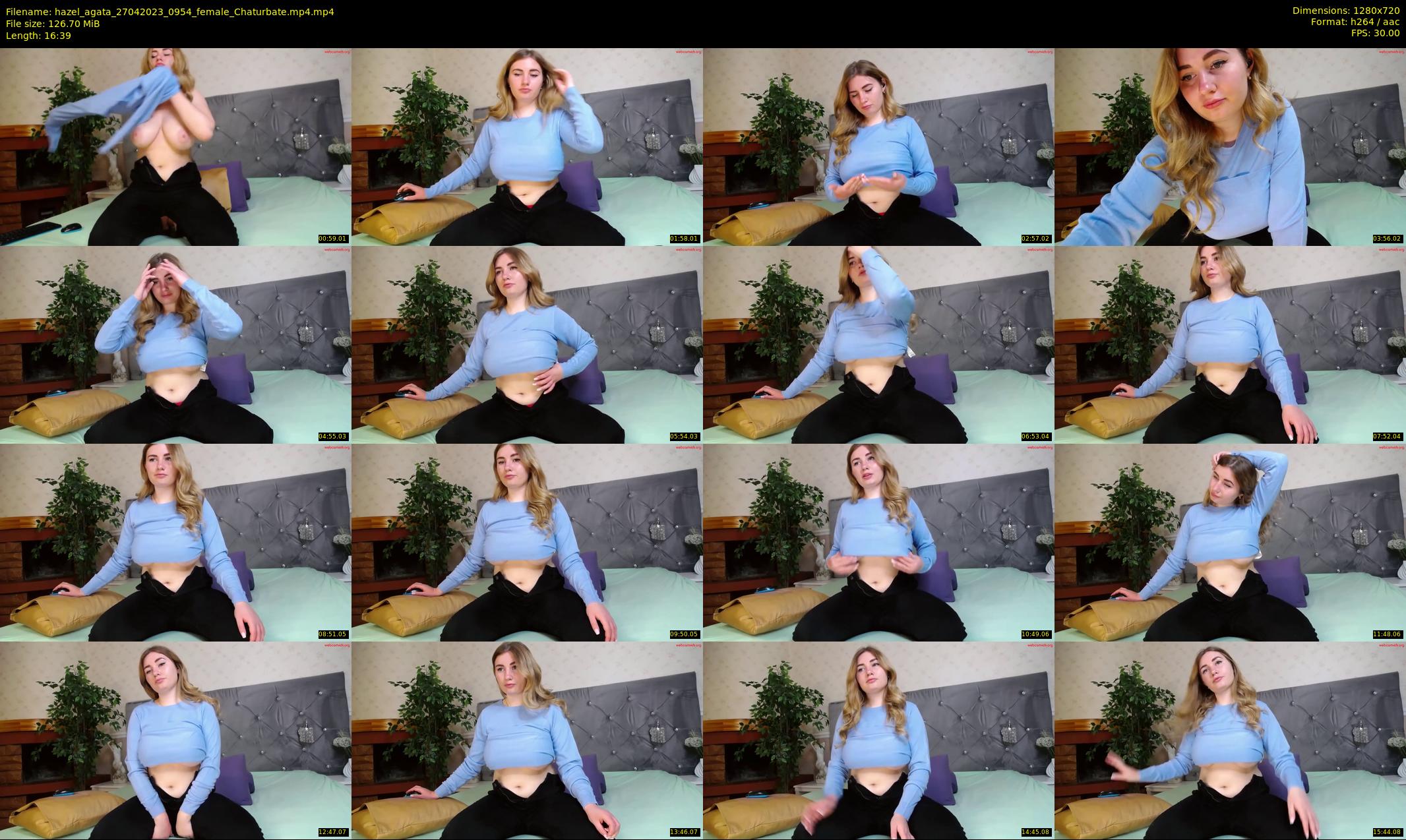 hazel_agata — 17 minute Chaturbate female cam show recording, 720p, Apr 27, 2023