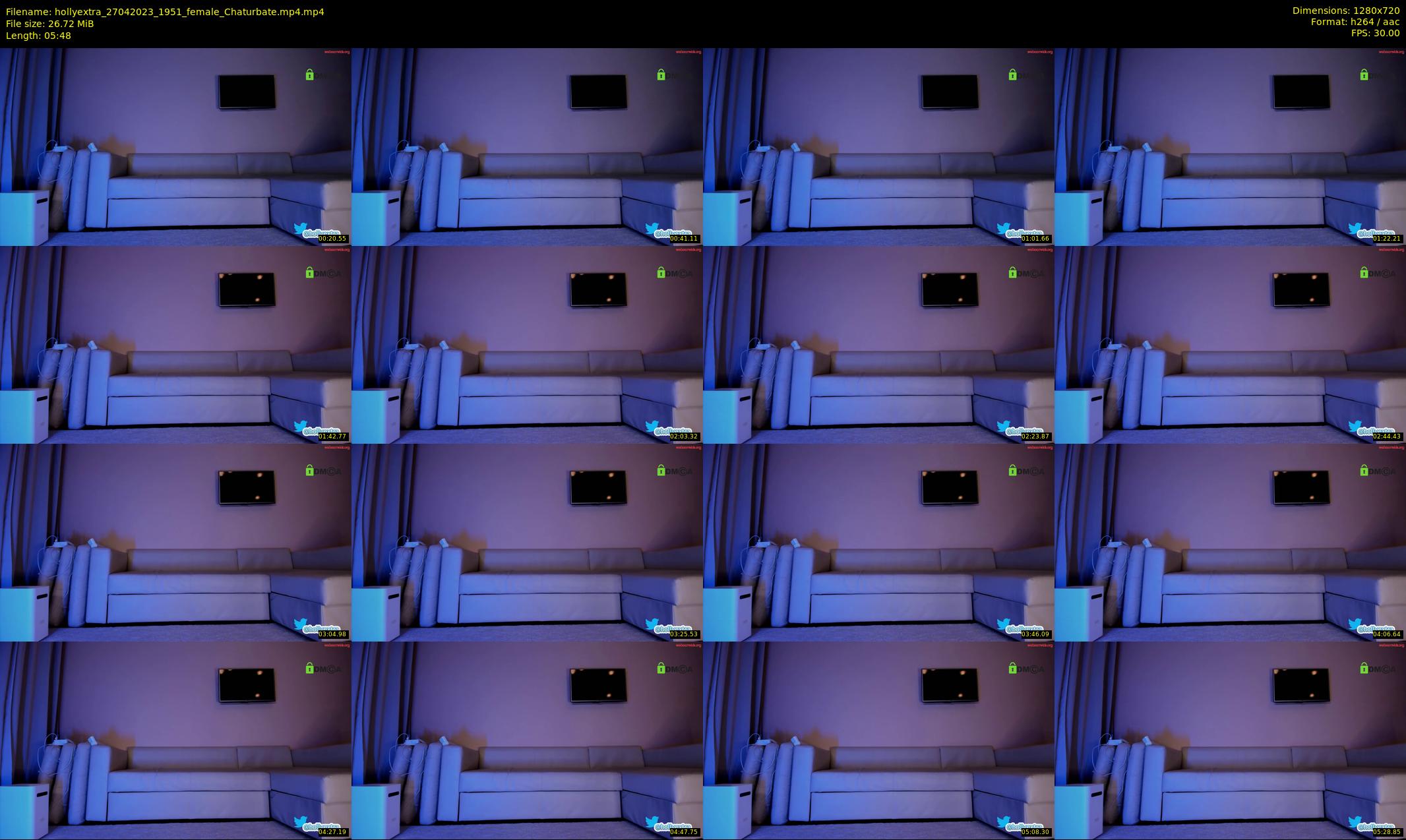 hollyextra — 6 minute Chaturbate female cam show recording, 720p, Apr 27, 2023