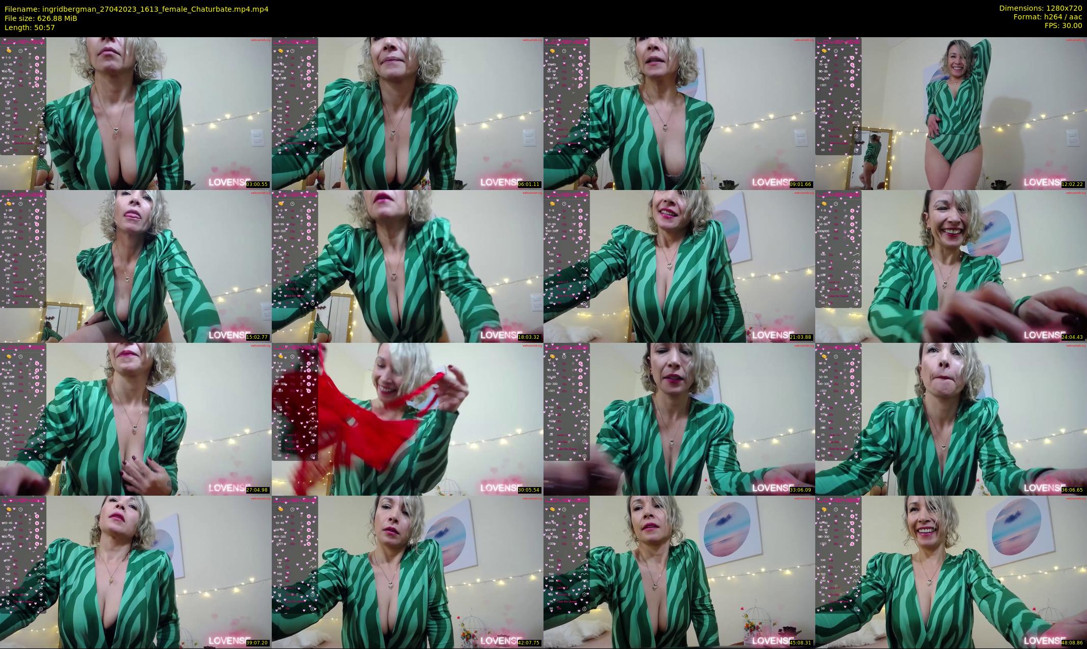 ingridbergman — 51 minute Chaturbate female cam show recording, 720p, Apr 27, 2023
