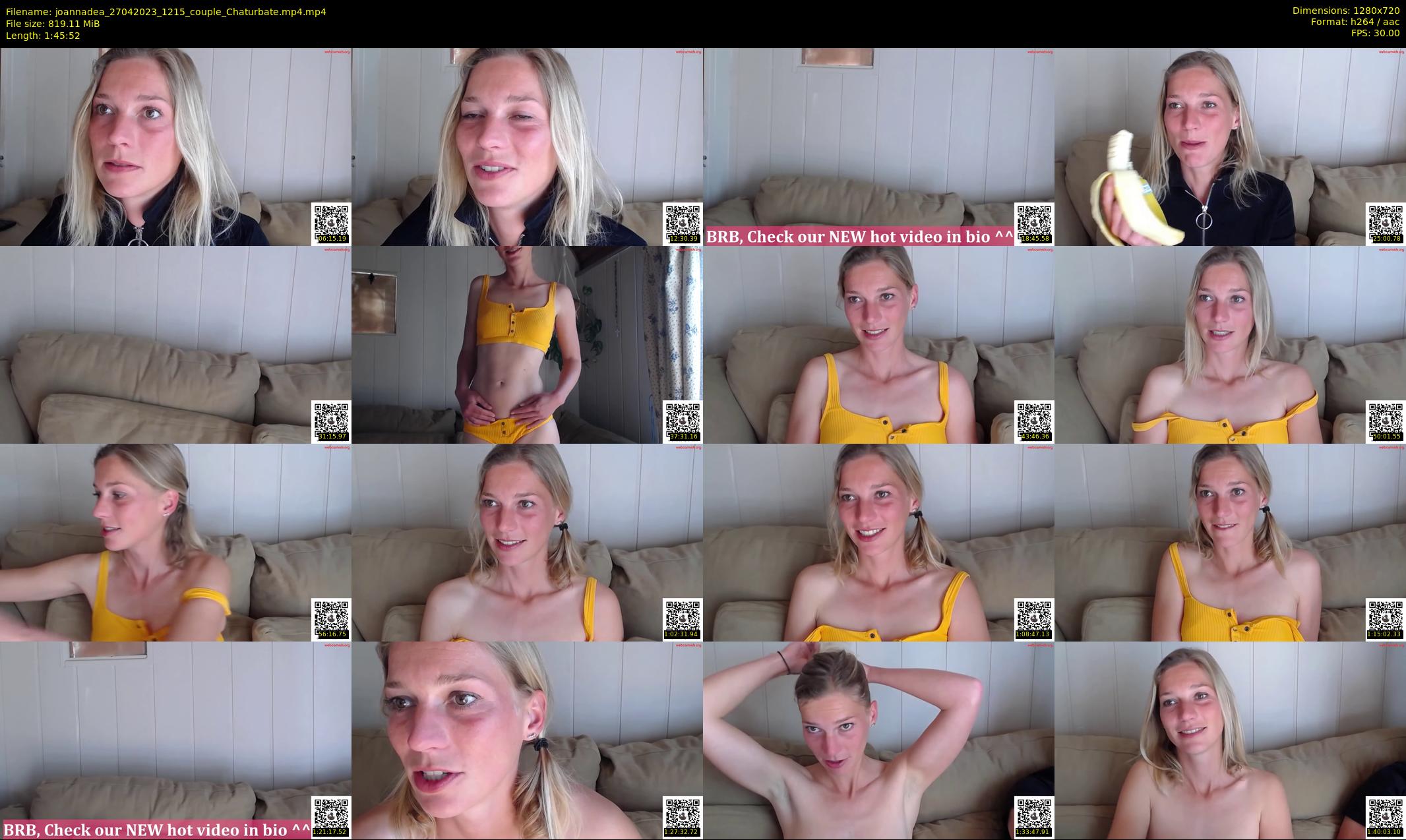 joannadea — 106 minute Chaturbate female cam show recording, 720p, Apr 27, 2023