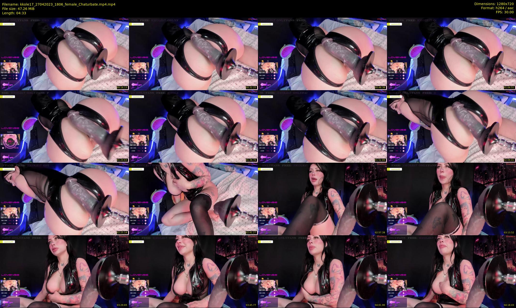 kkole17 — 5 minute Chaturbate female cam show recording, 720p, Apr 27, 2023
