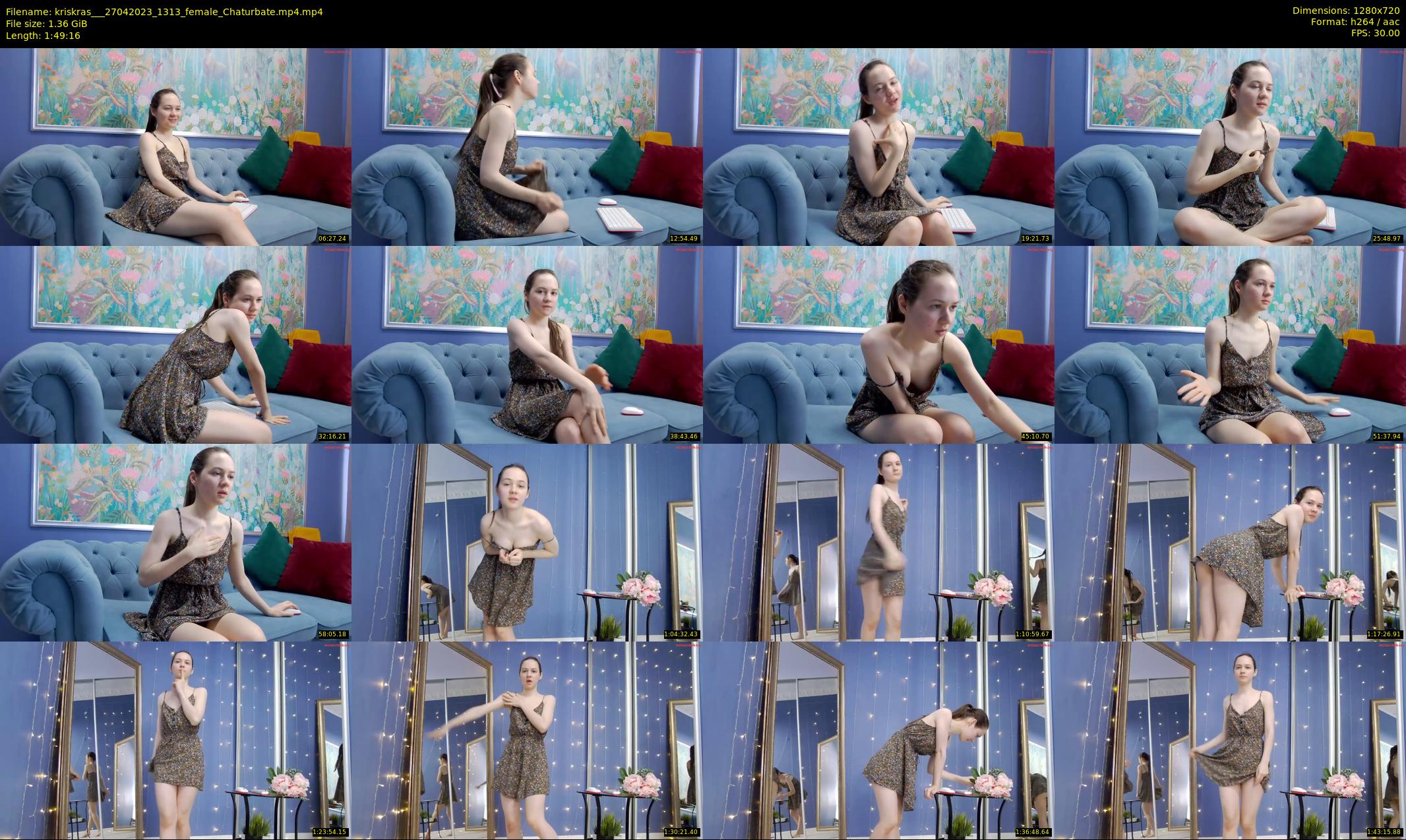 kriskras__ — 110 minute Chaturbate female cam show recording, 720p, Apr 27, 2023