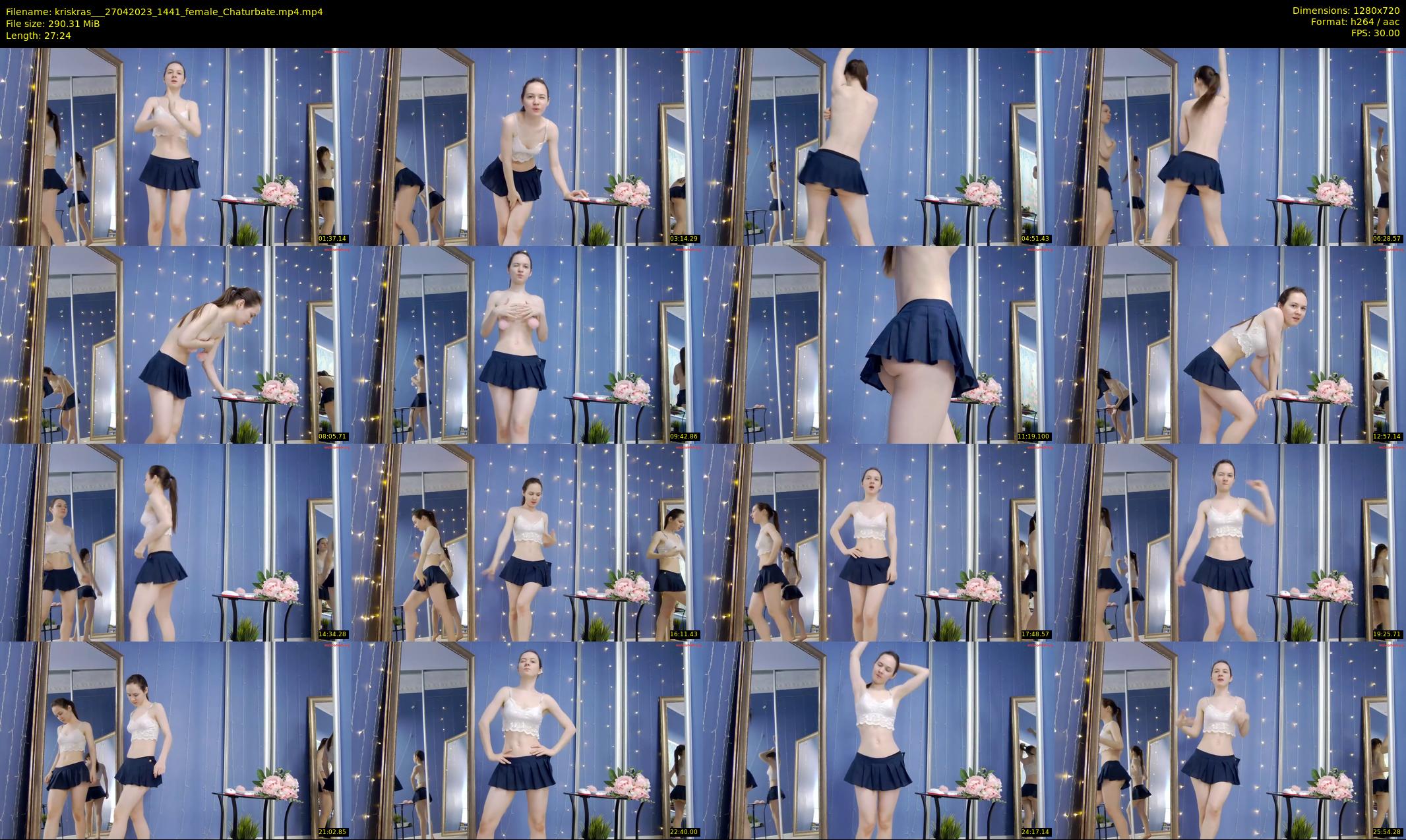 kriskras__ — 28 minute Chaturbate female cam show recording, 720p, Apr 27, 2023