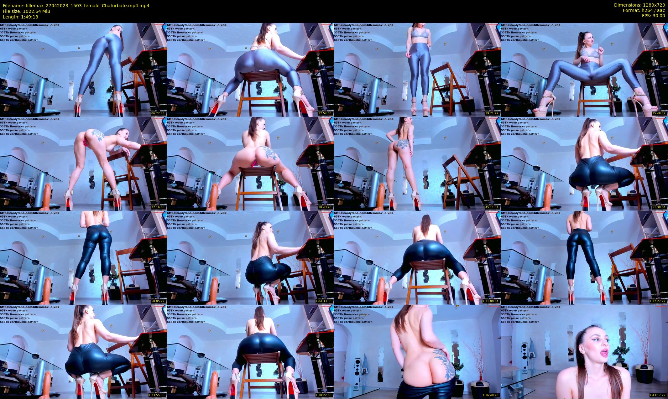 lillemax — 110 minute Chaturbate female cam show recording, 720p, Apr 27, 2023