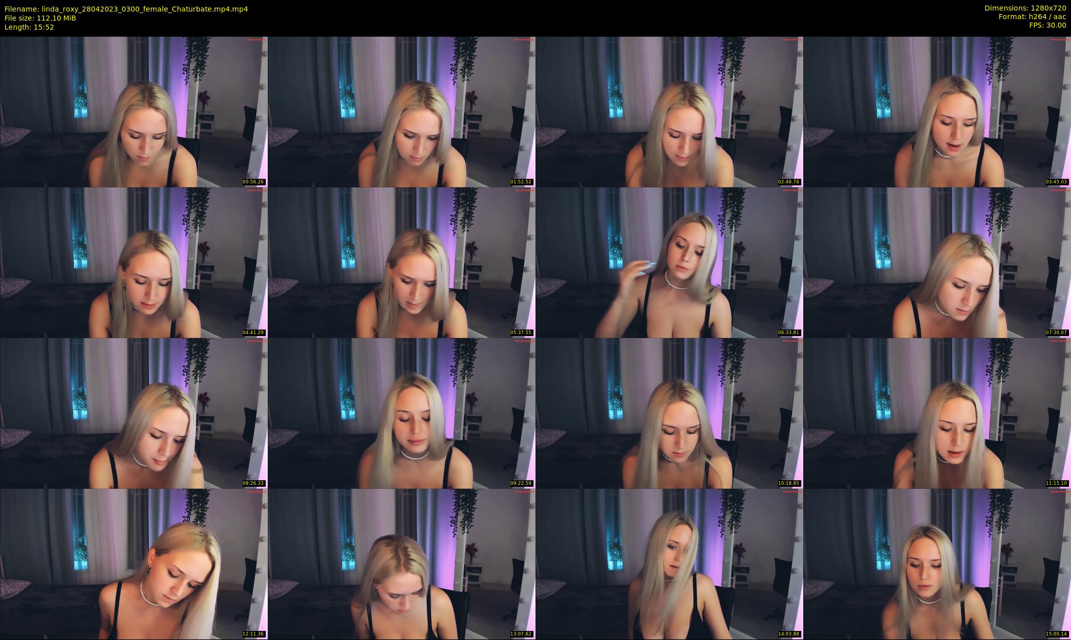 linda_roxy — 16 minute Chaturbate female cam show recording, 720p, Apr 28, 2023