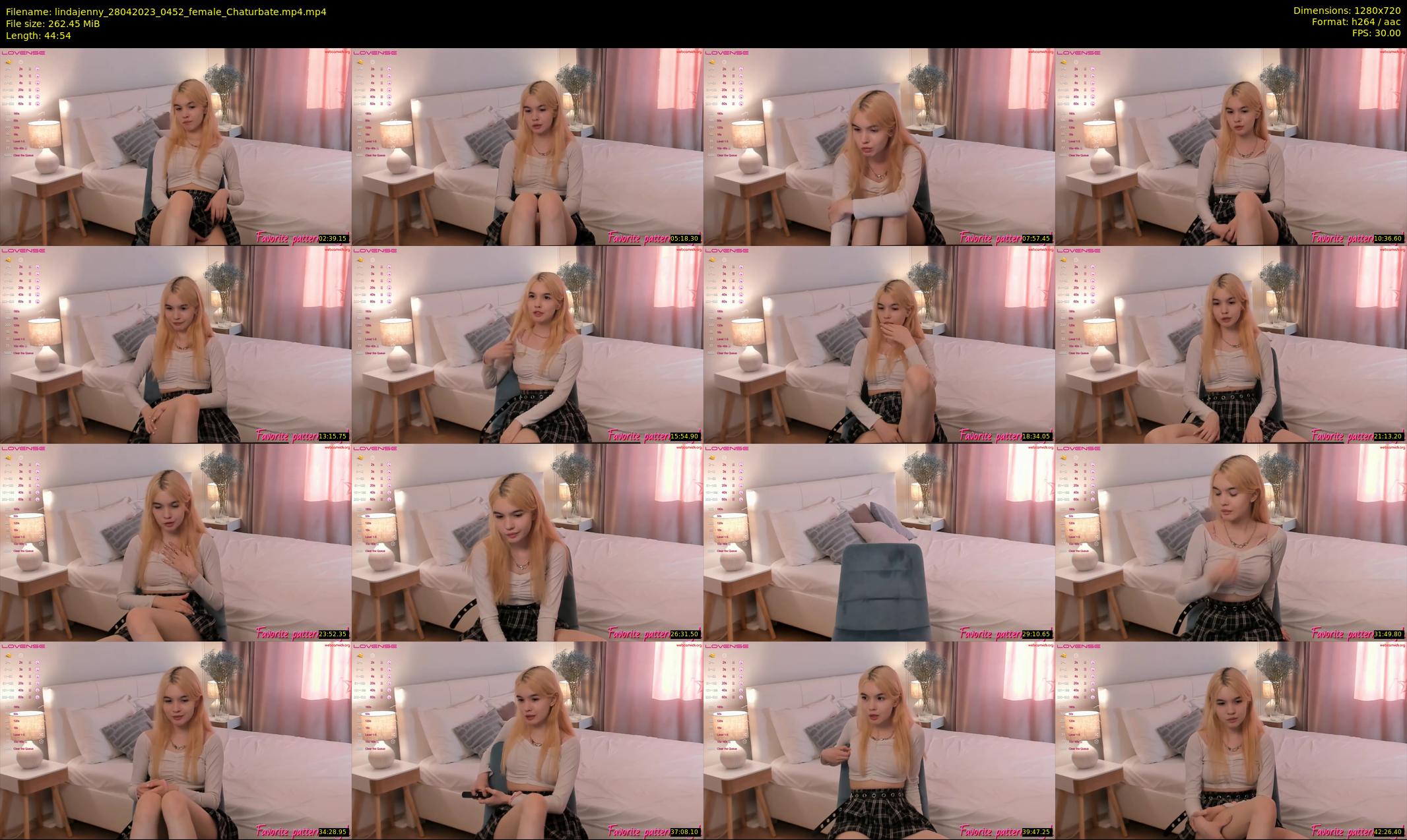 lindajenny — 45 minute Chaturbate couple cam show recording, 720p, Apr 28, 2023